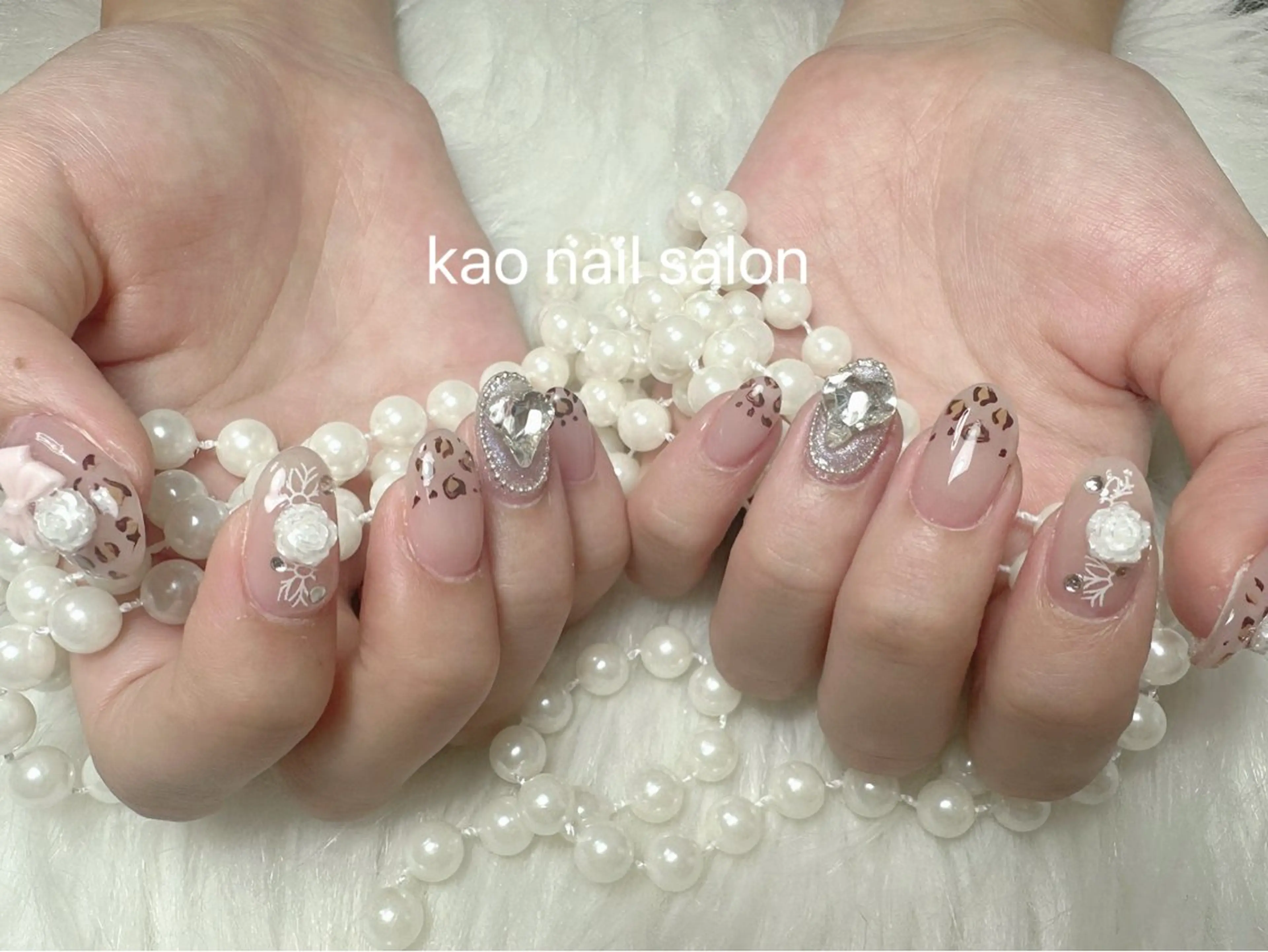 ネイル ハンドネイル kao nail マグネット/長さだしのネイルデザイン