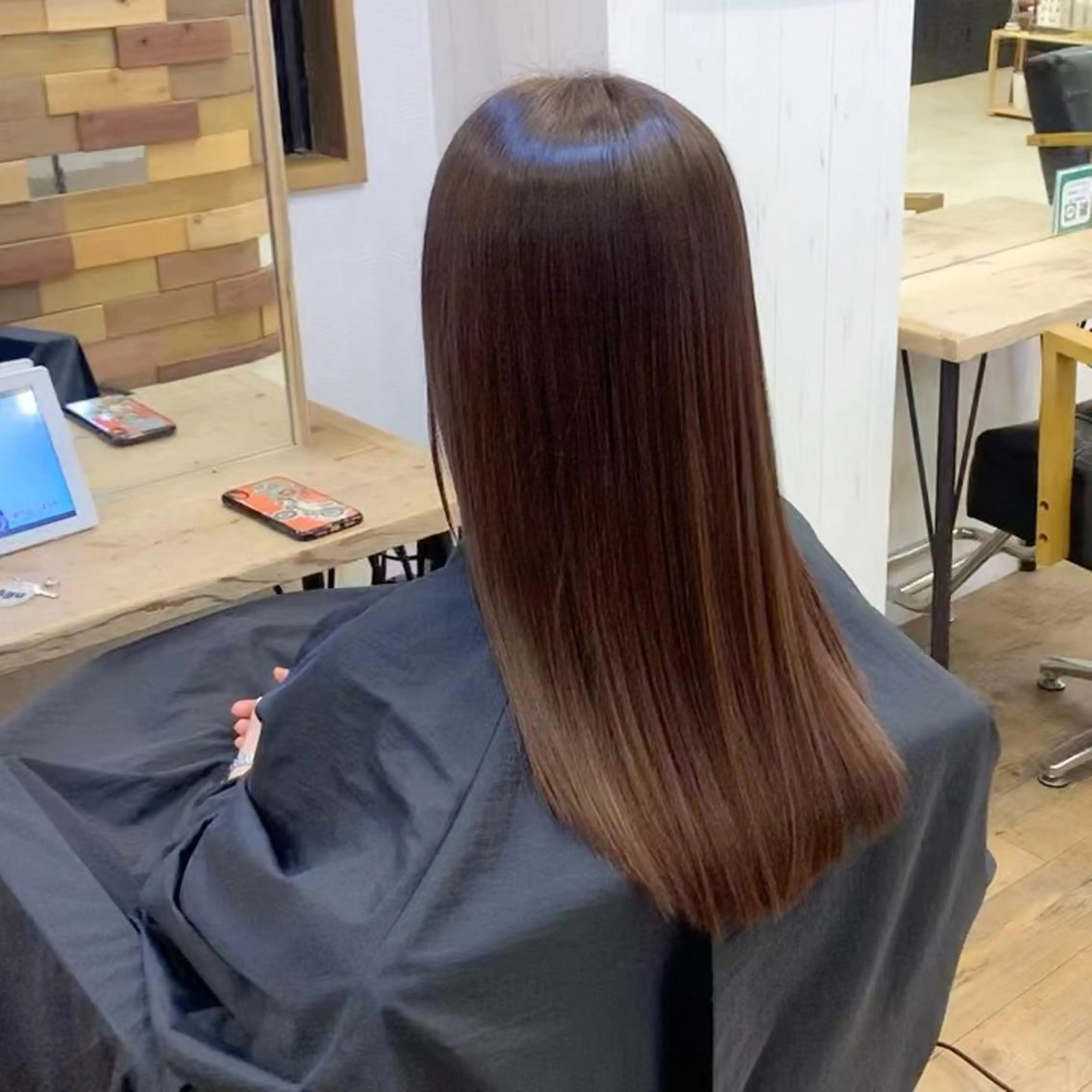 ロング ヘアカラー トリートメント 原山 直人のヘアスタイル