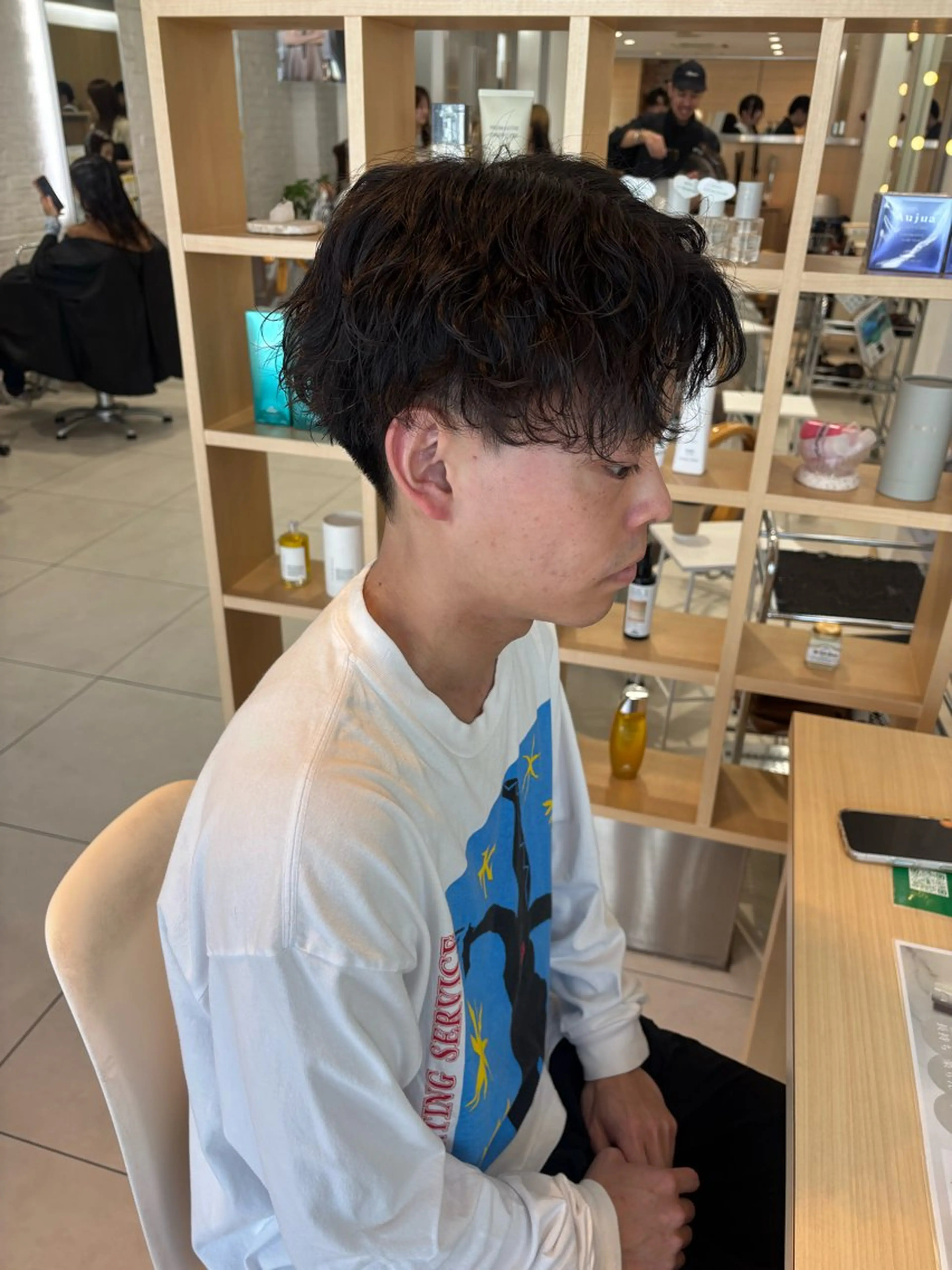 パーマ メンズ 💈メンズパーマ カラー💈momoのヘアスタイル