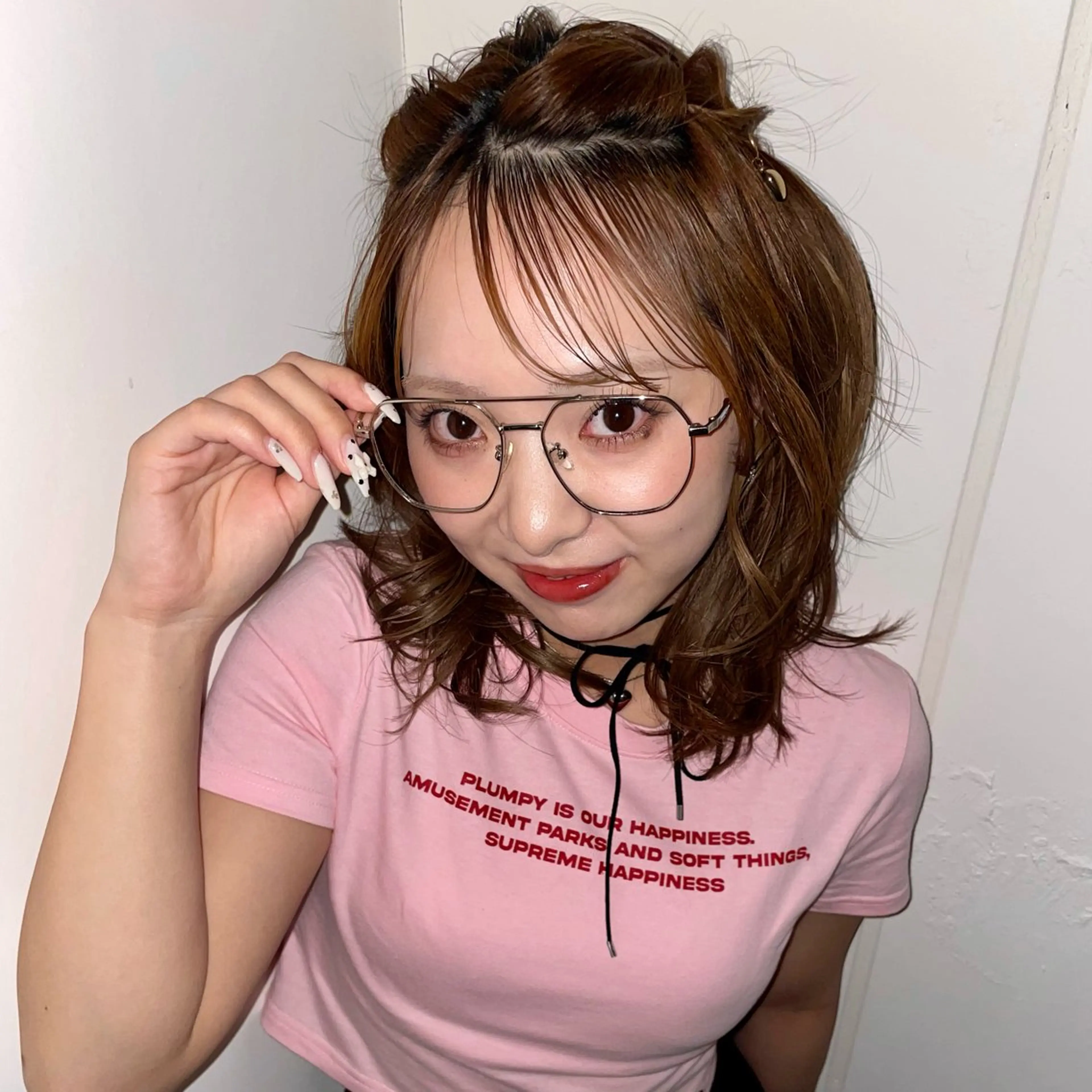 ミディアム なかがきはな/ボブ/ レイヤー/パーマのヘアスタイル