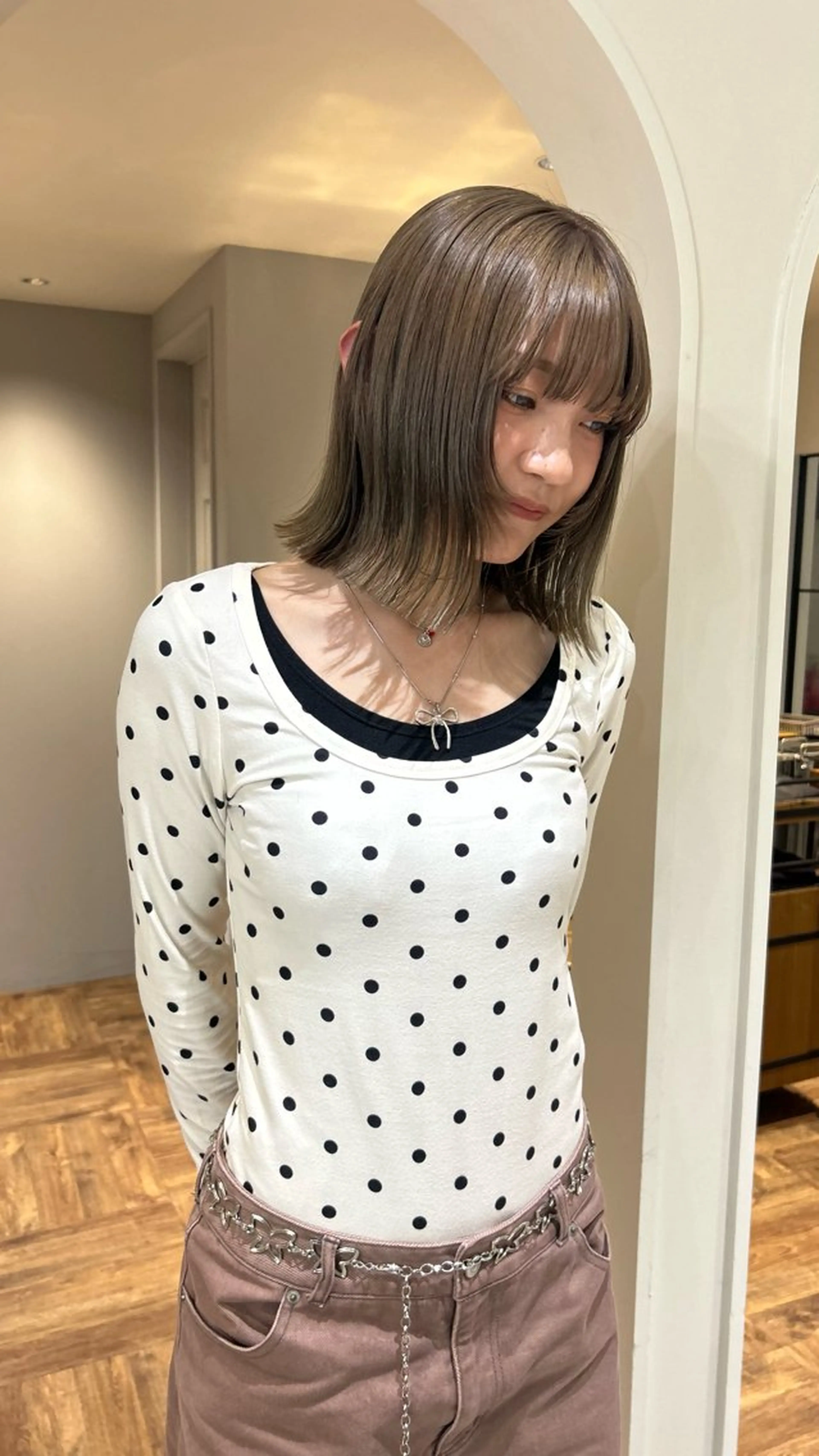 ミディアム カラー じゅわっと暖色カラー 🍊Moemiのヘアスタイル