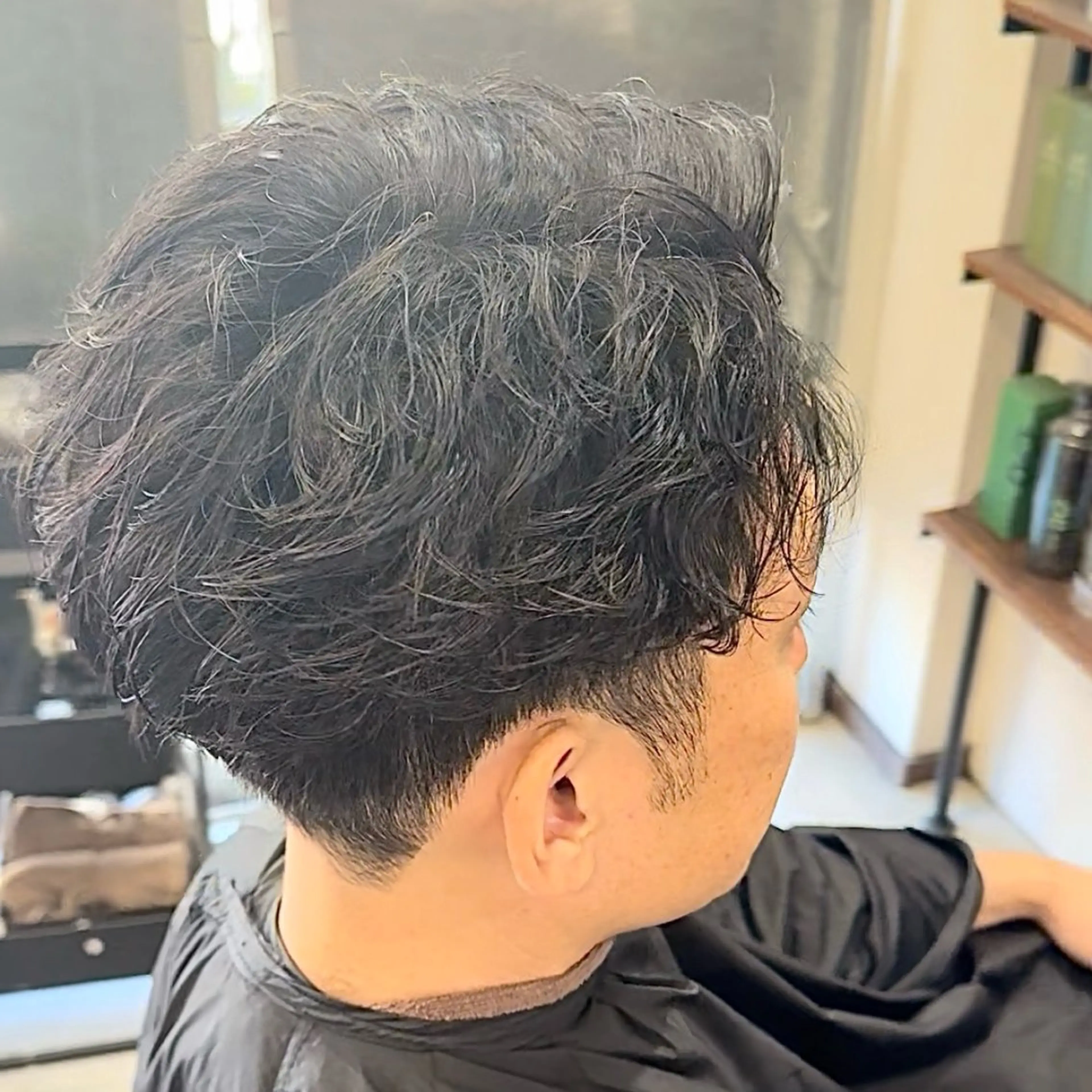 パーマ メンズ カット パーマ スペインカール/ サーフカール/RYUのヘアスタイル