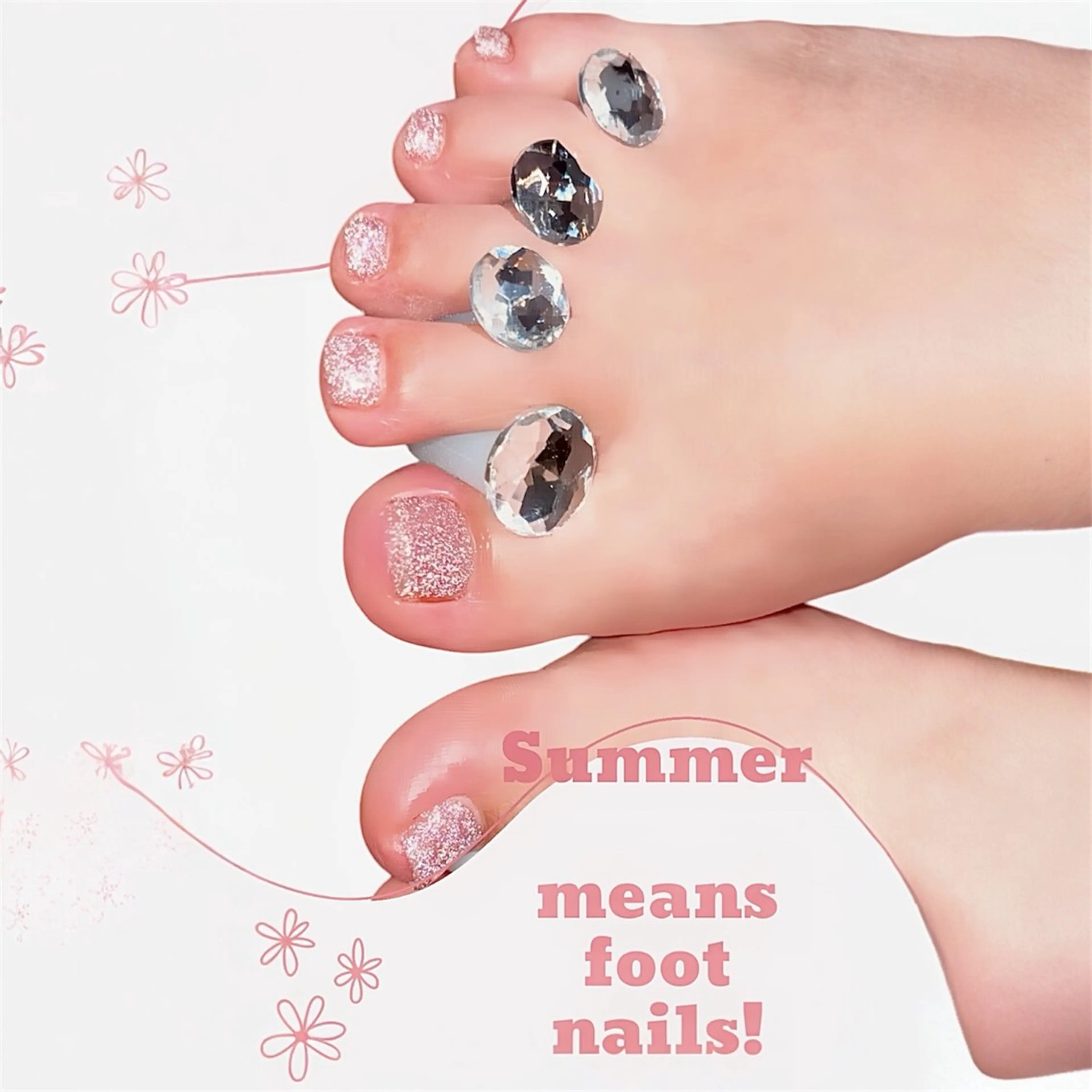 👣【モデル価格】フットワンカラー ¥3,900｜清潔感upの写真