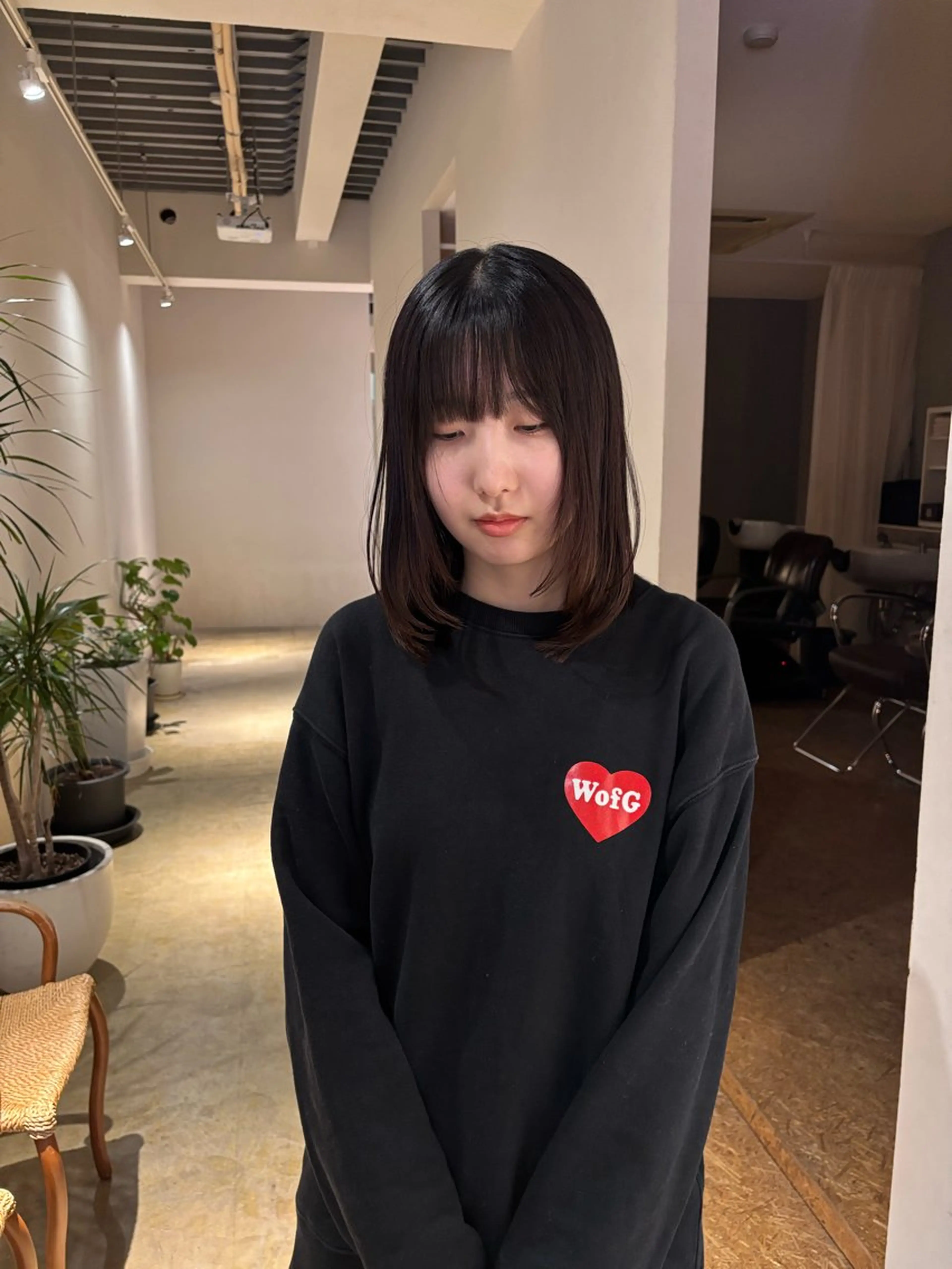 ミディアム 太田 渚遊のヘアスタイル