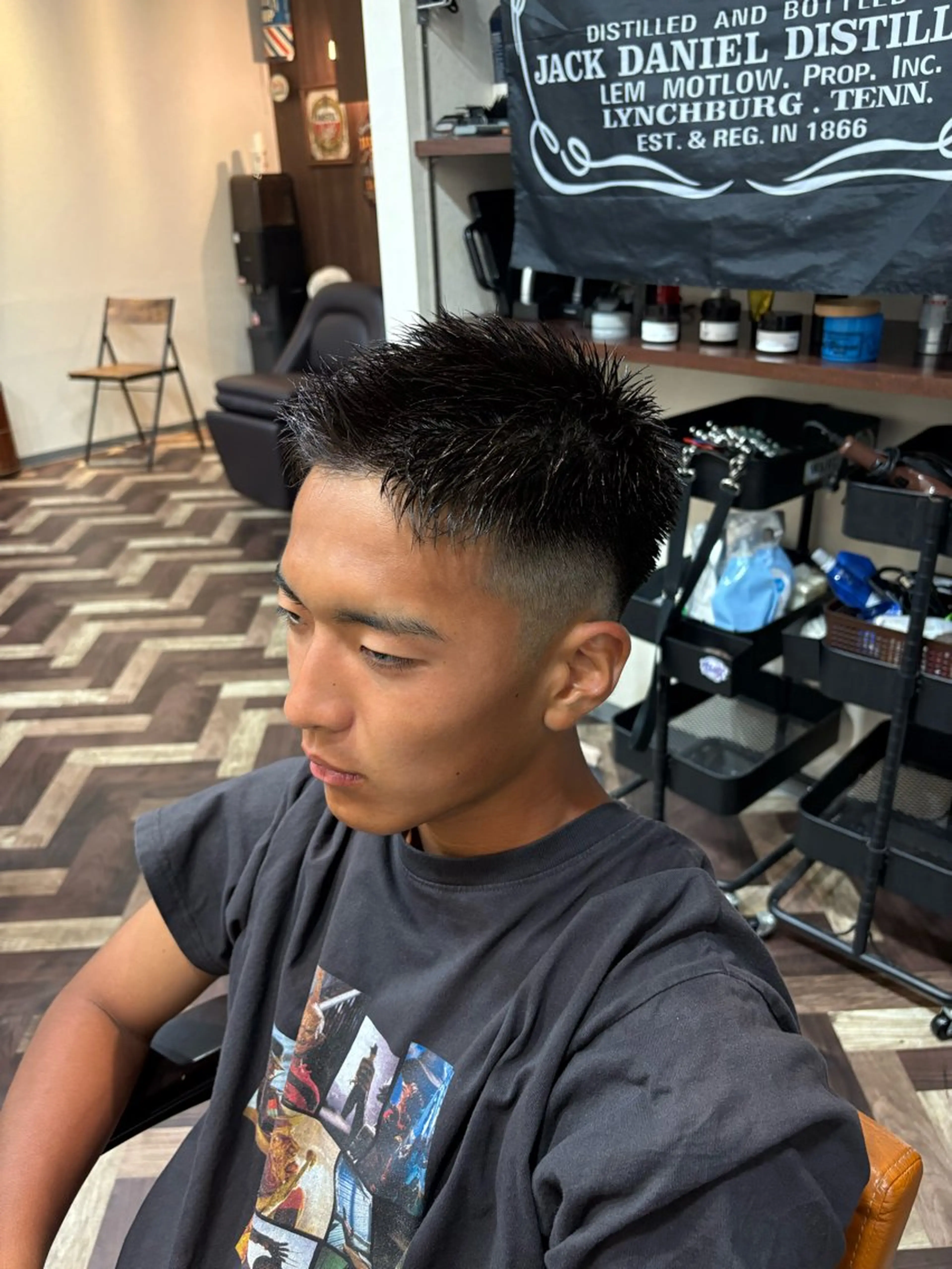 メンズのみ【21時以降の予約になります⠀】‪✂︎‬カット＋シャンプー‪✂︎‬の写真