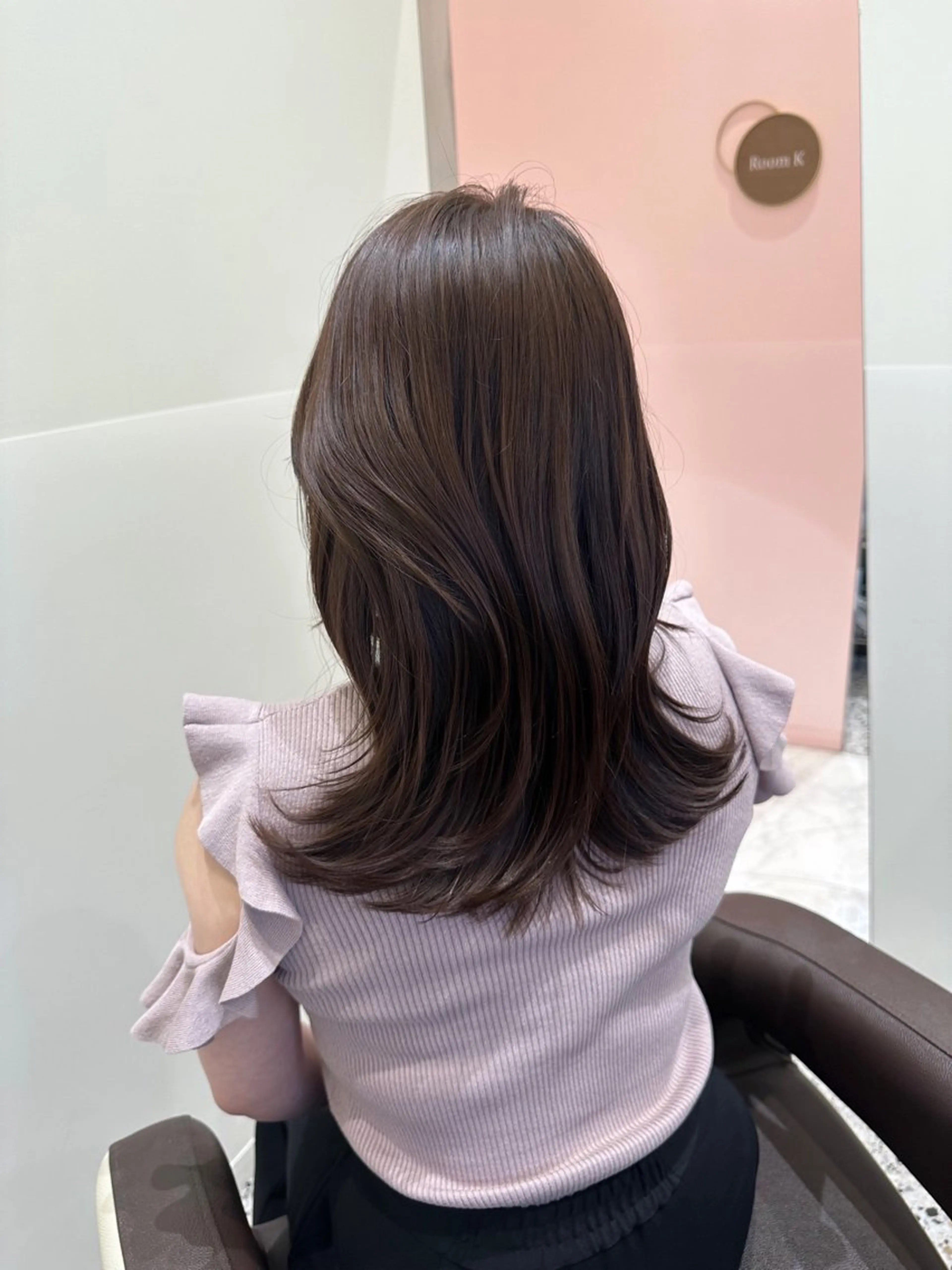 ロング カラー レイヤー/ハッシュ 渋谷/サッタのヘアスタイル