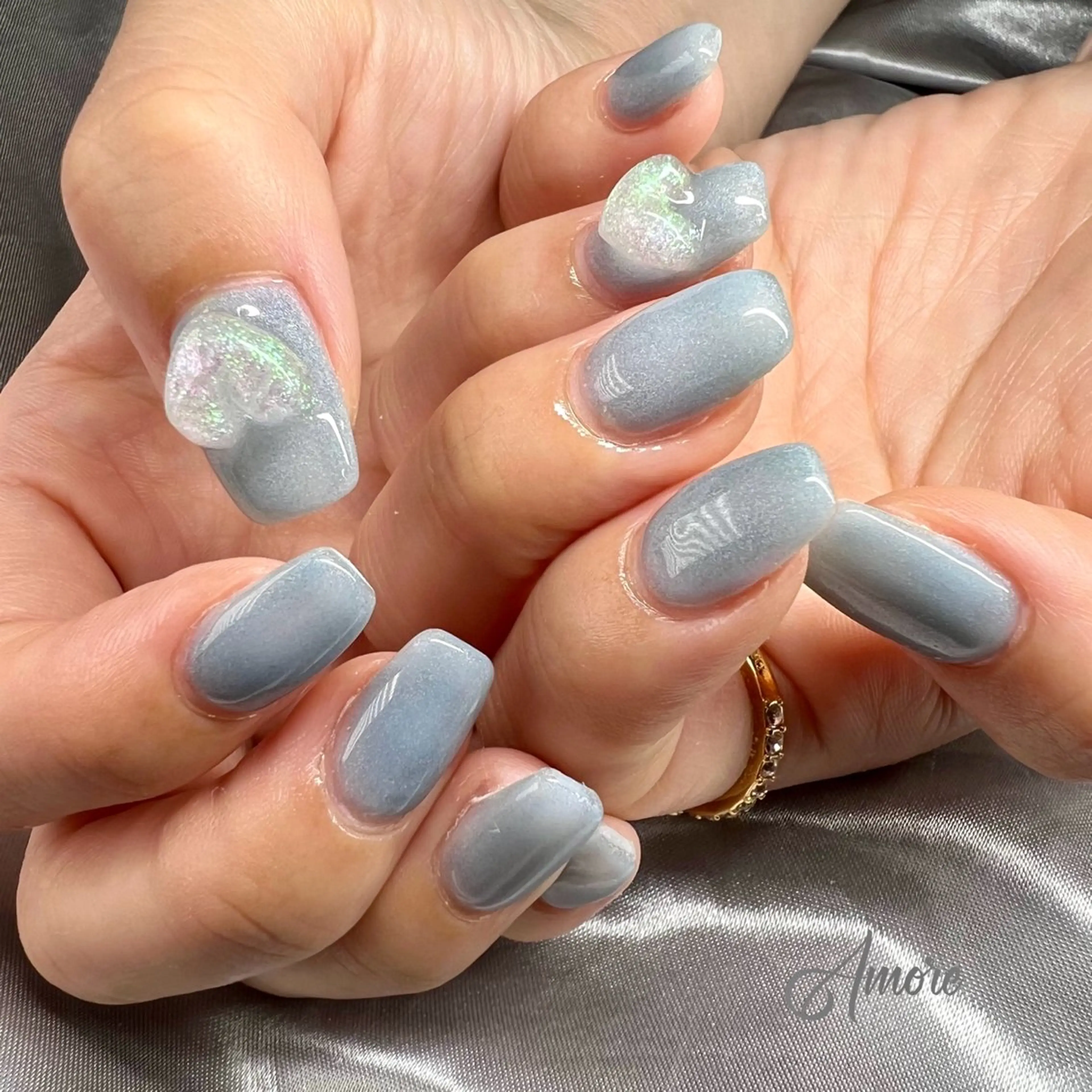 ネイル ジェルネイル 韓国ネイル パラジェル 夏ネイル You kyehwaのネイルデザイン