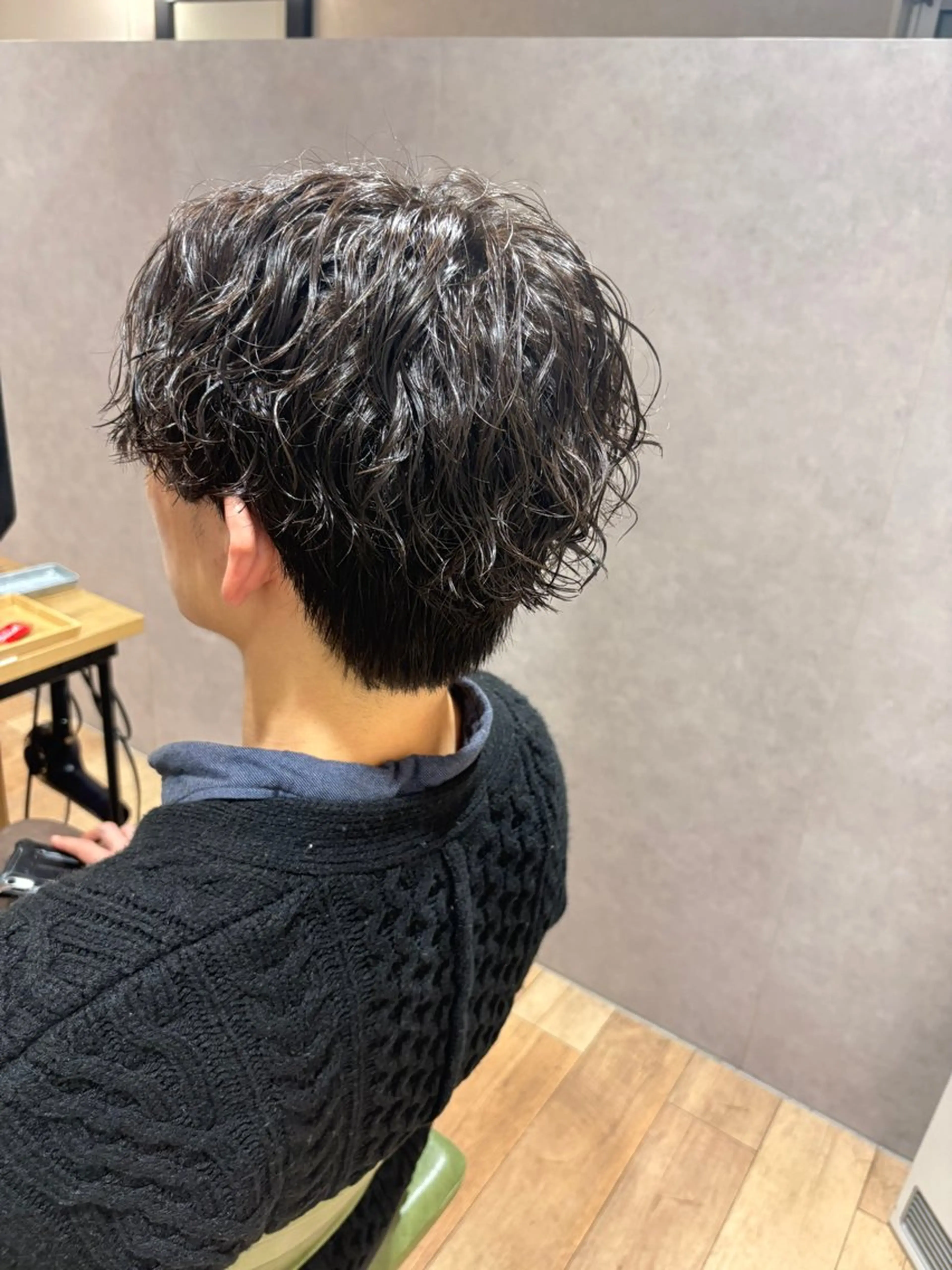 ショート カット パーマ 馬場 寛之のヘアスタイル