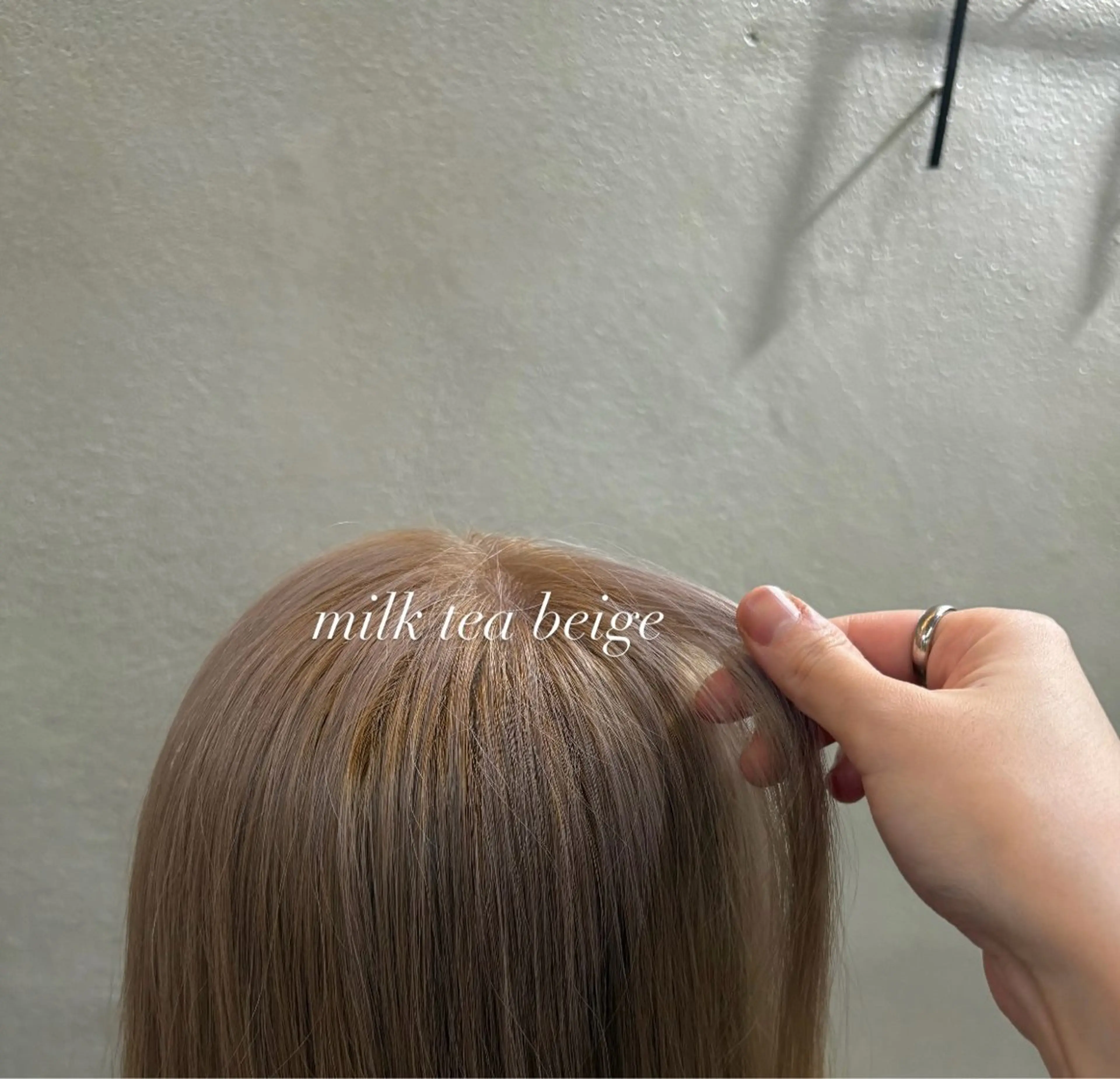 カラー ベージュカラー 透明感カラー ミルクティーベージュ ヘアカラー ケイナ/ 髪質改善🍀のヘアスタイル