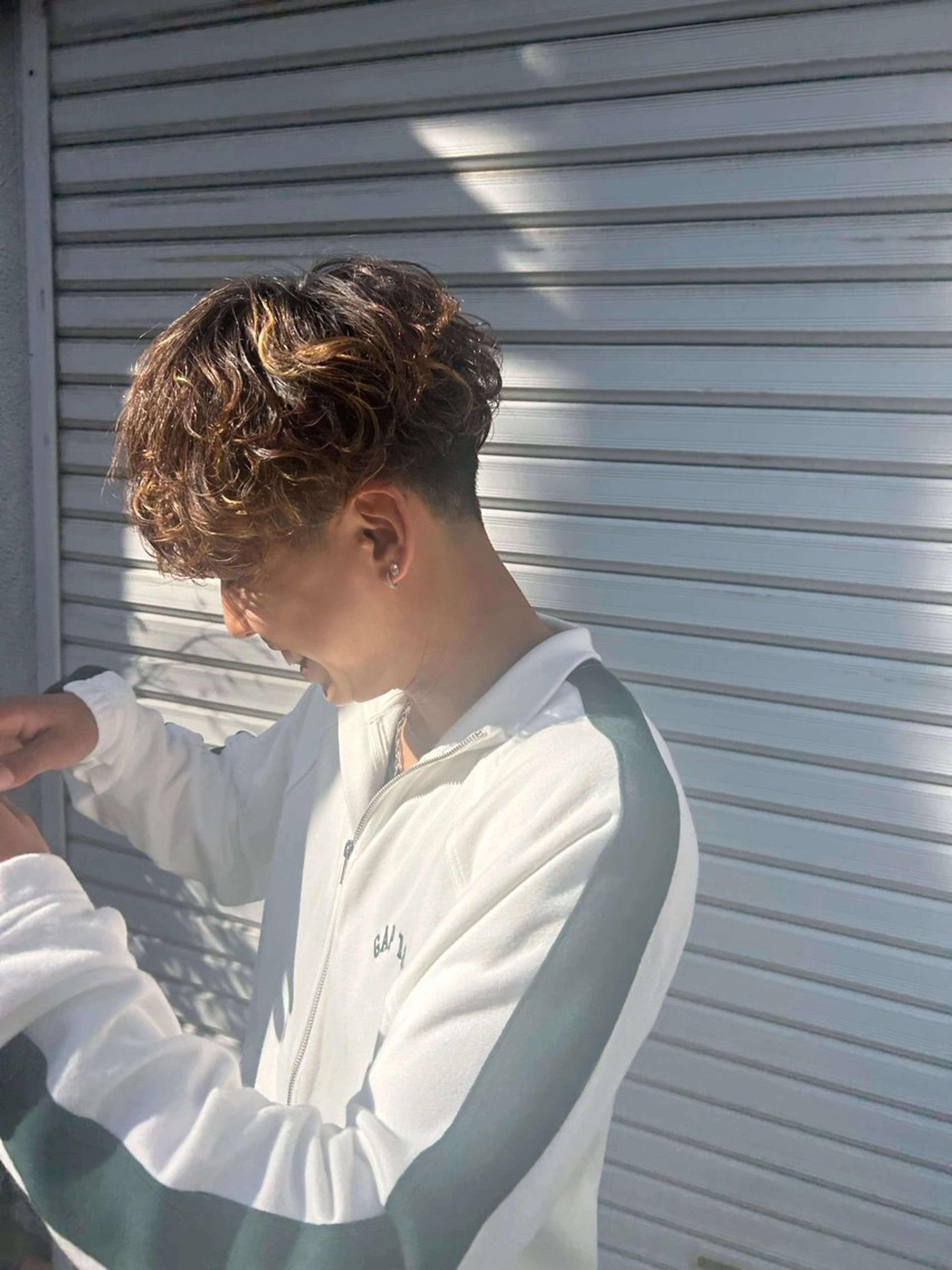 パーマ メンズ 山﨑 ちなつのヘアスタイル