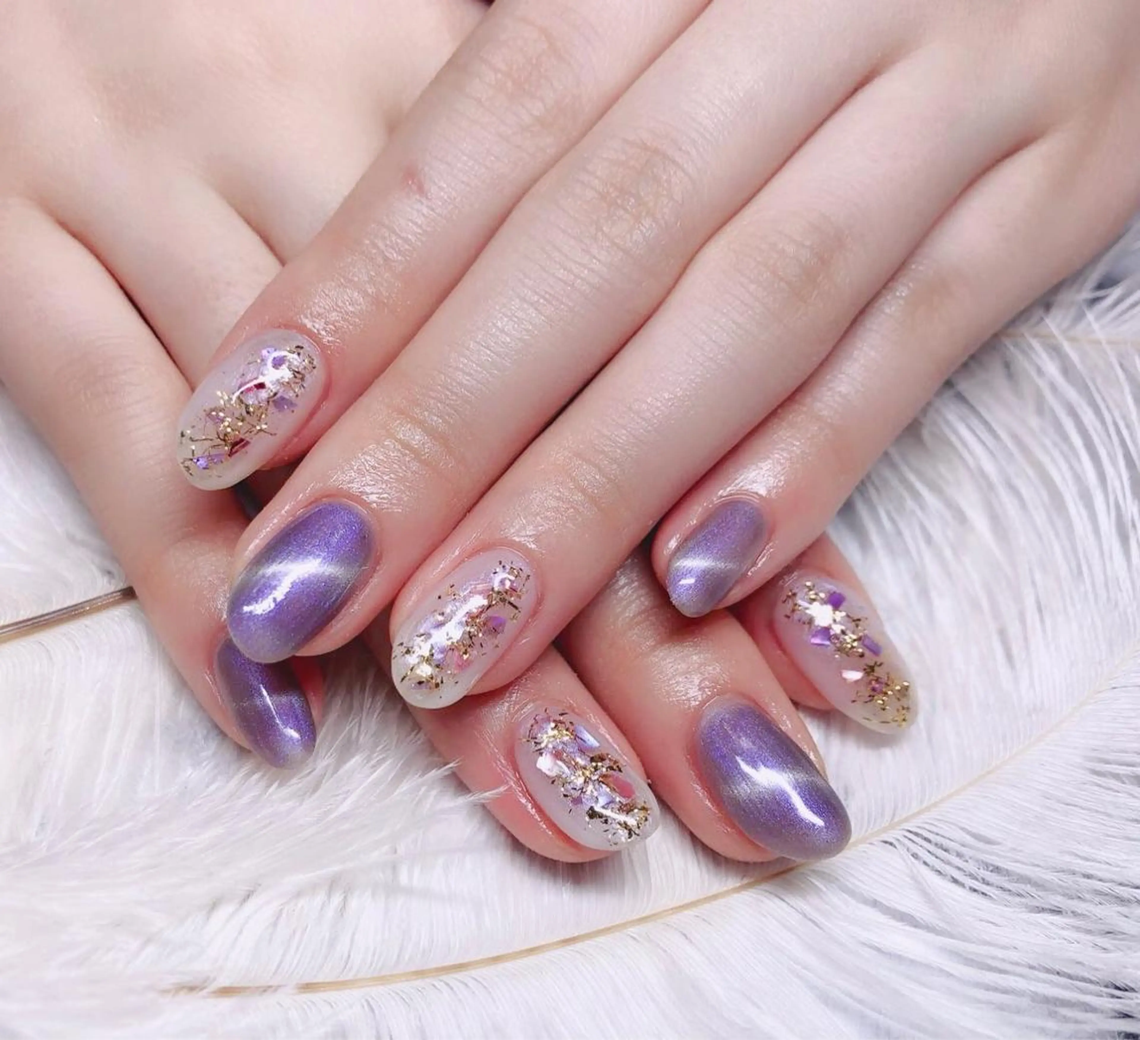 ネイル マジック ミラーのネイルデザイン