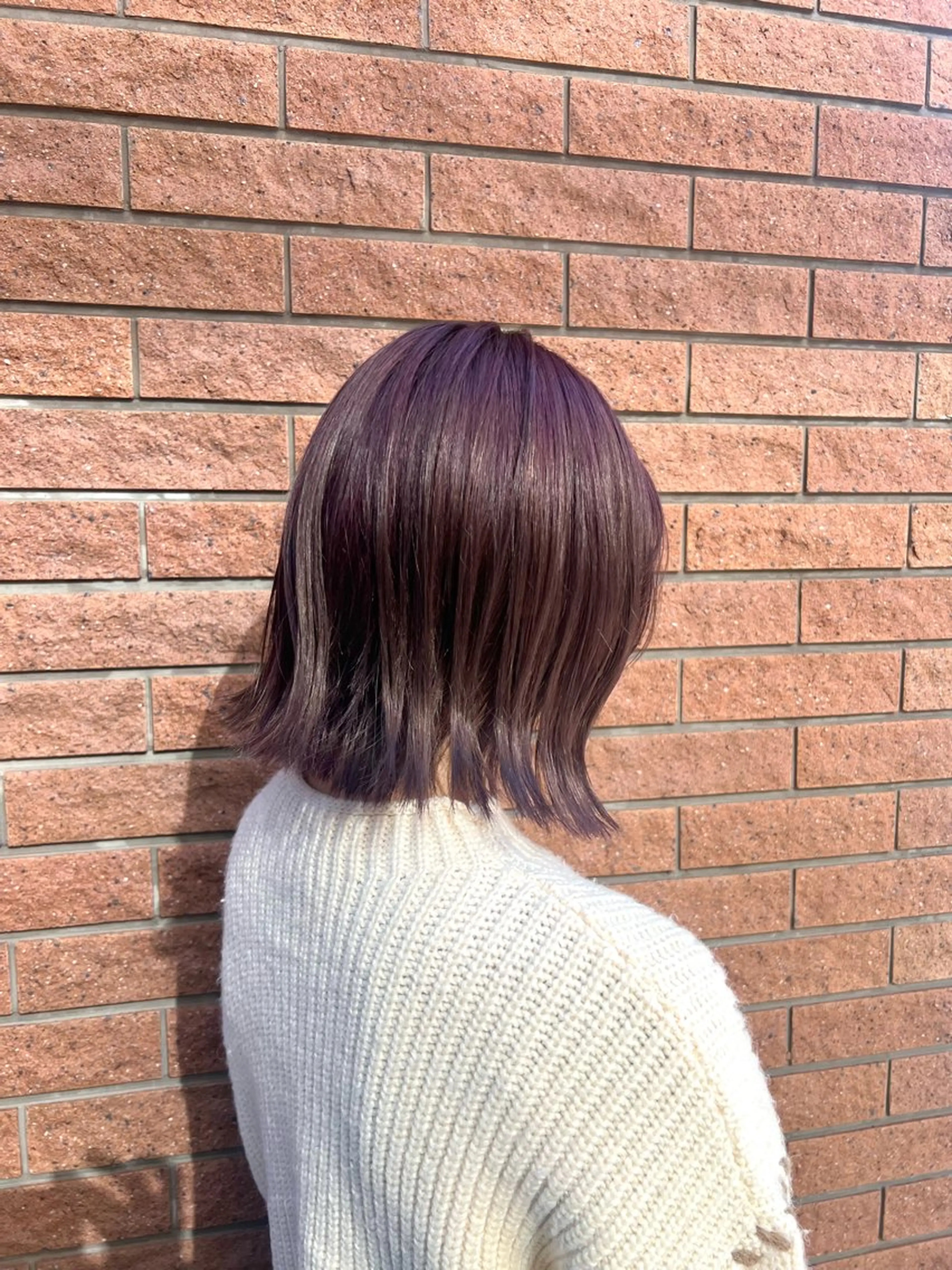 ショート カラー 切りっぱなしボブ ボブ 神戸ボブ✂️ ioe三宮/田 伸佳のヘアスタイル