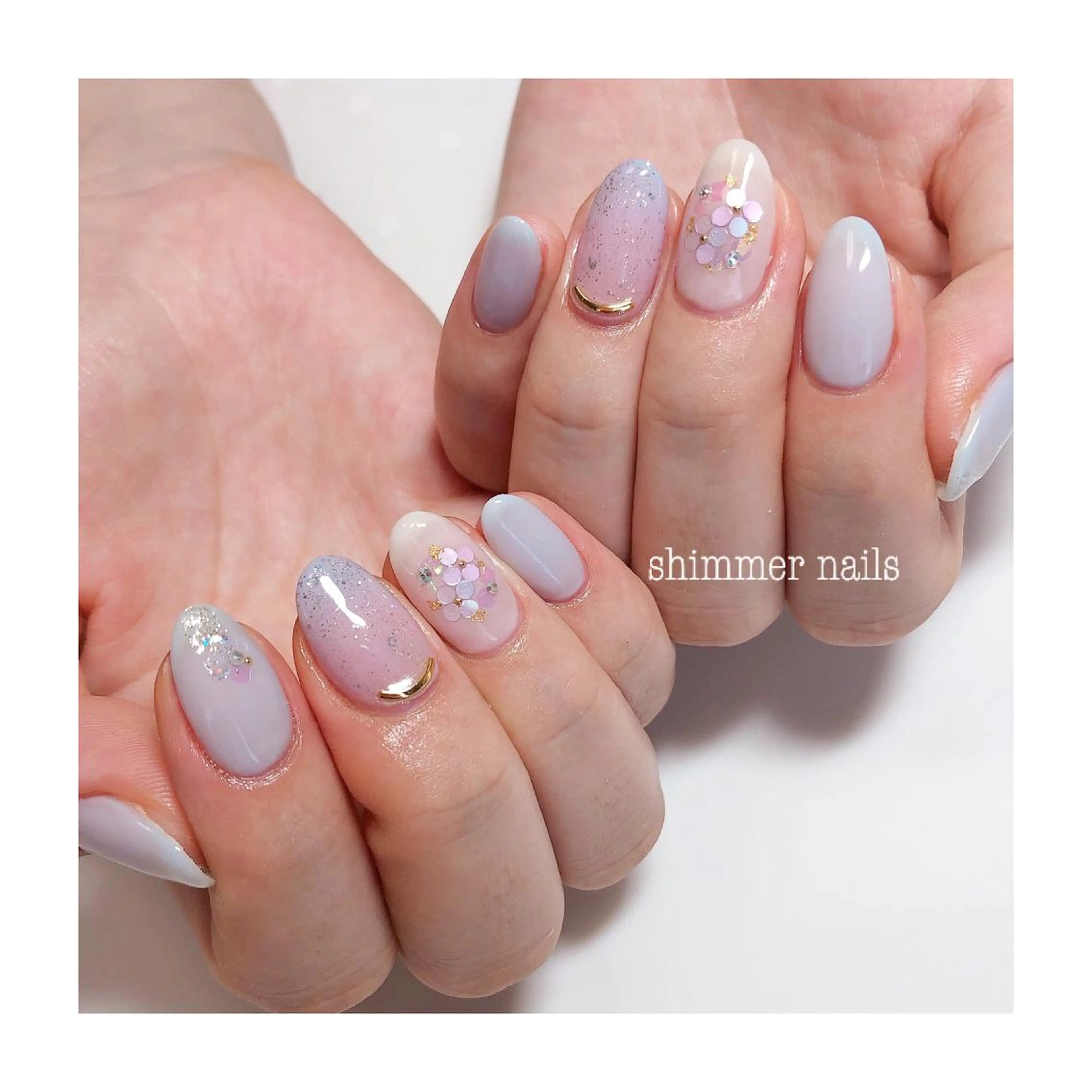 ネイル フットネイル shimmer nailsのネイルデザイン