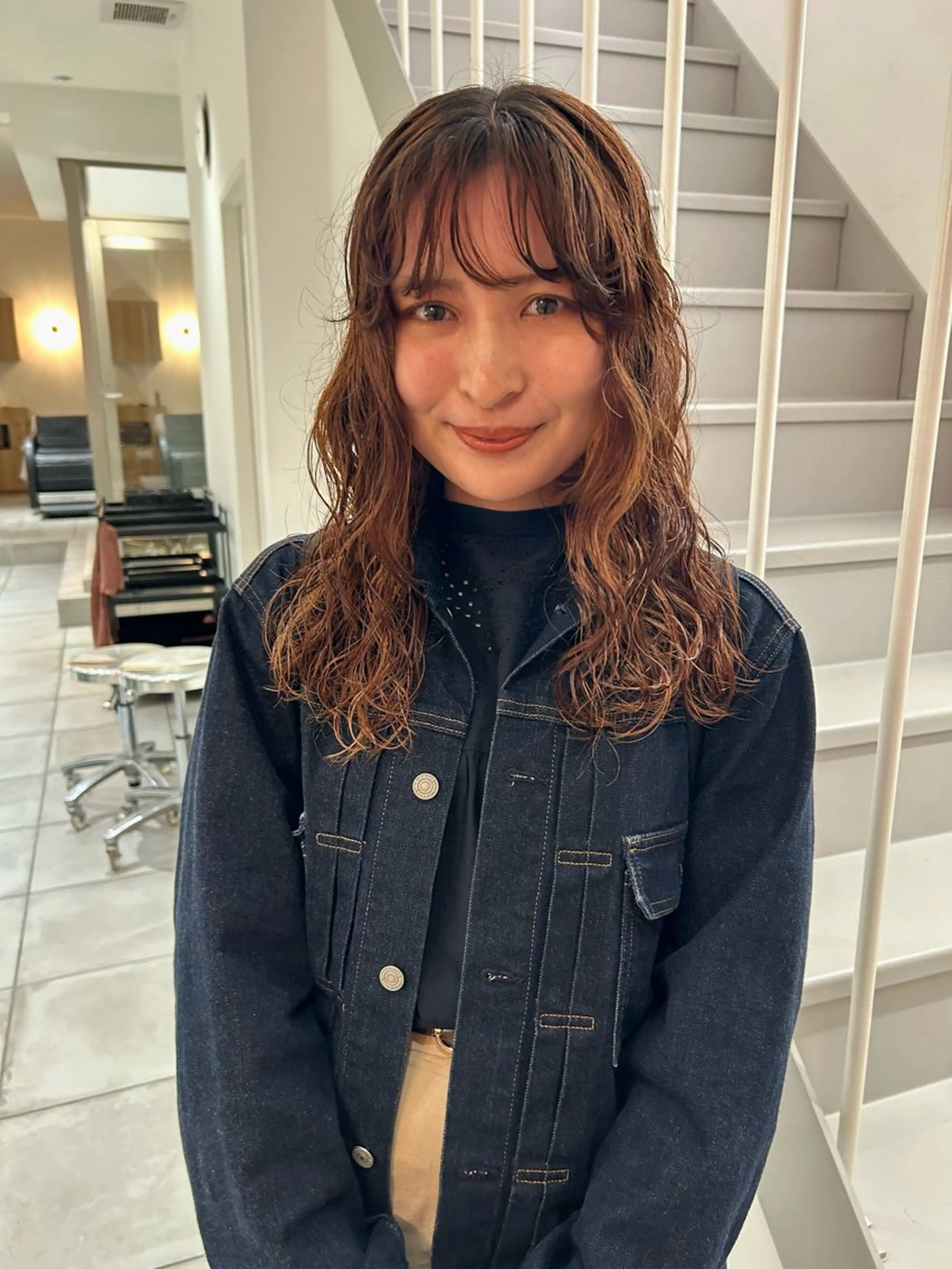 ロング パーマ hanabi /melt西梅田のヘアスタイル