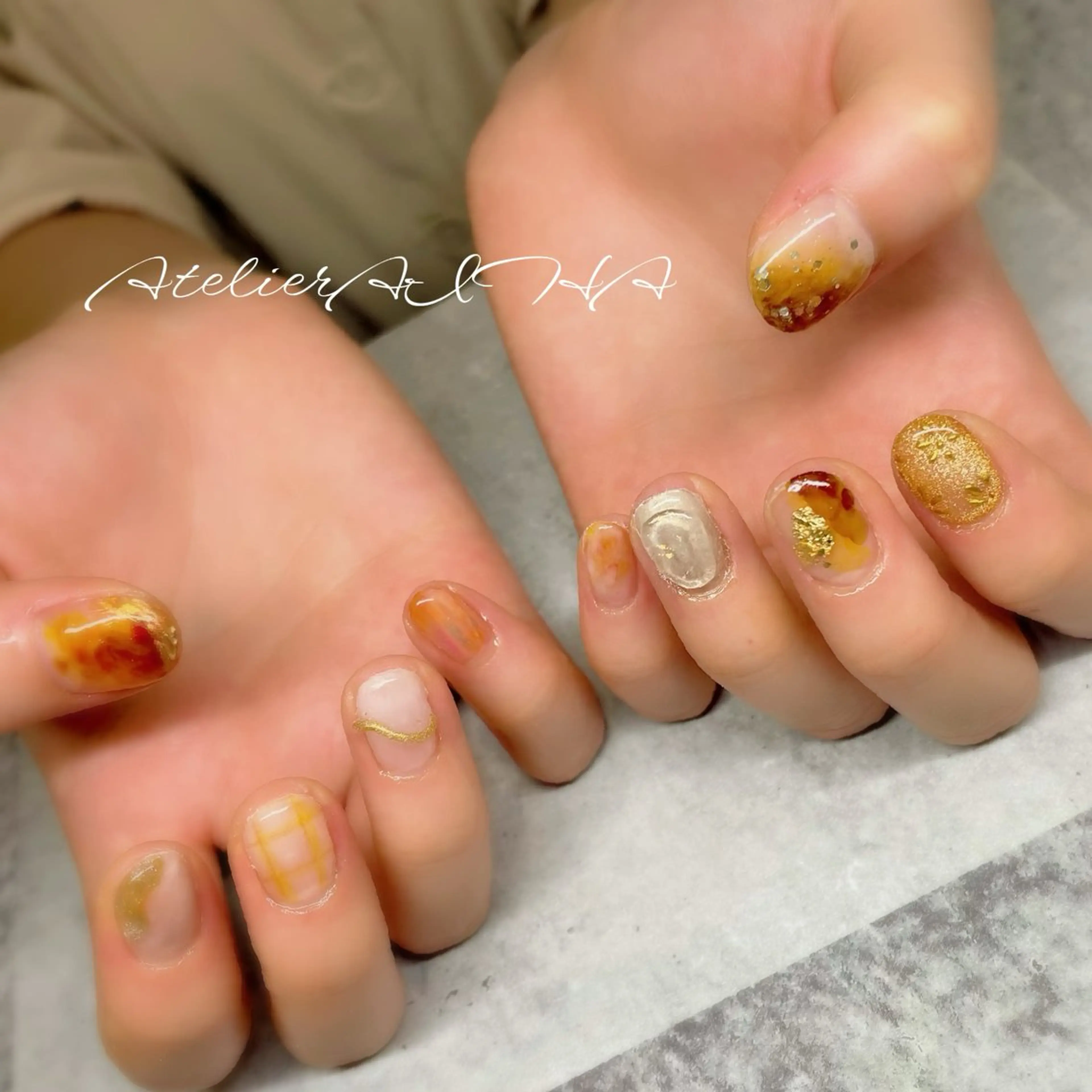 ネイル ハンドネイル アトリエAIHA★ フィルイン推奨サロンのネイルデザイン