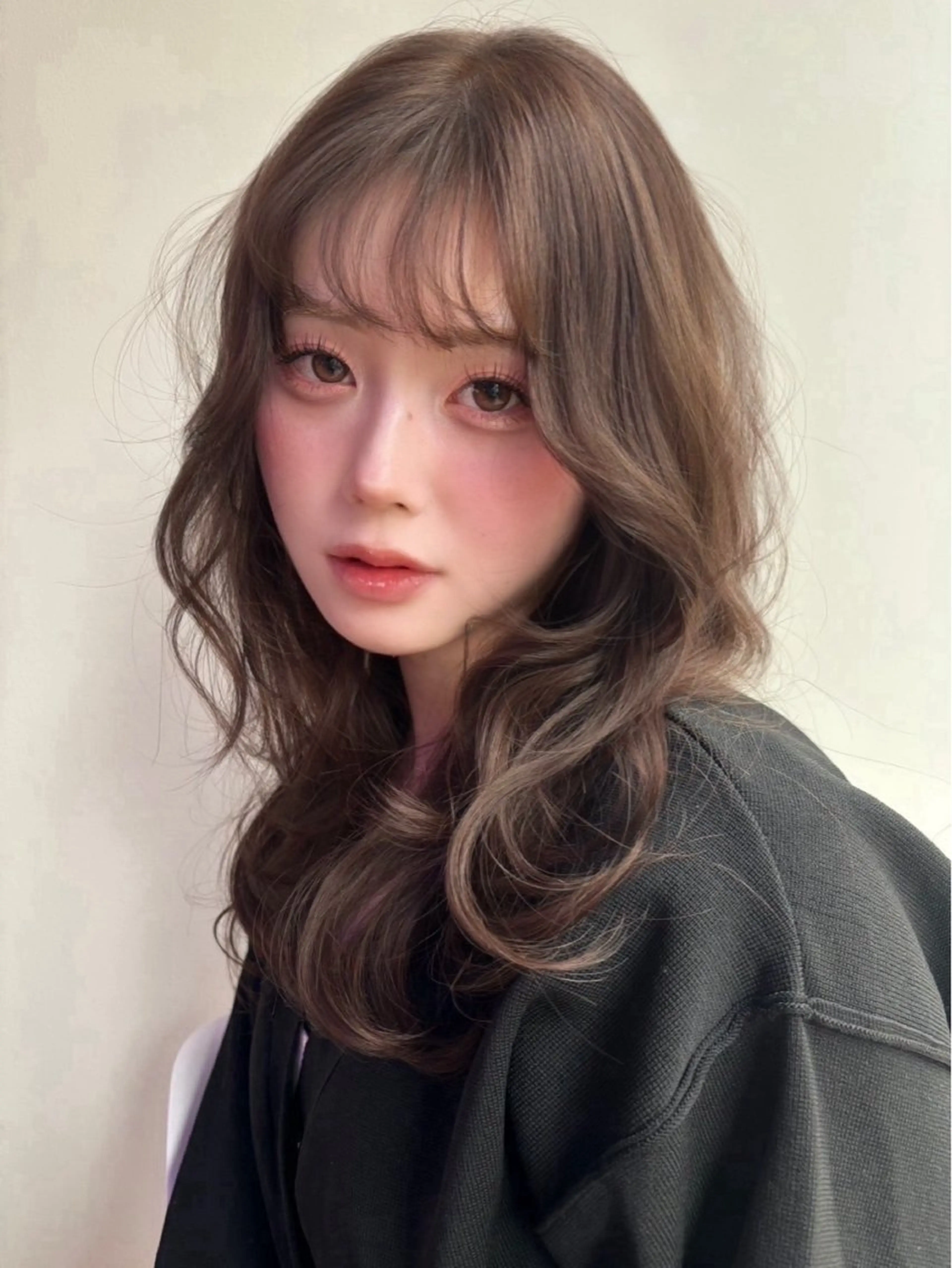 ロング カラー あつき ダブルカラー天神のヘアスタイル