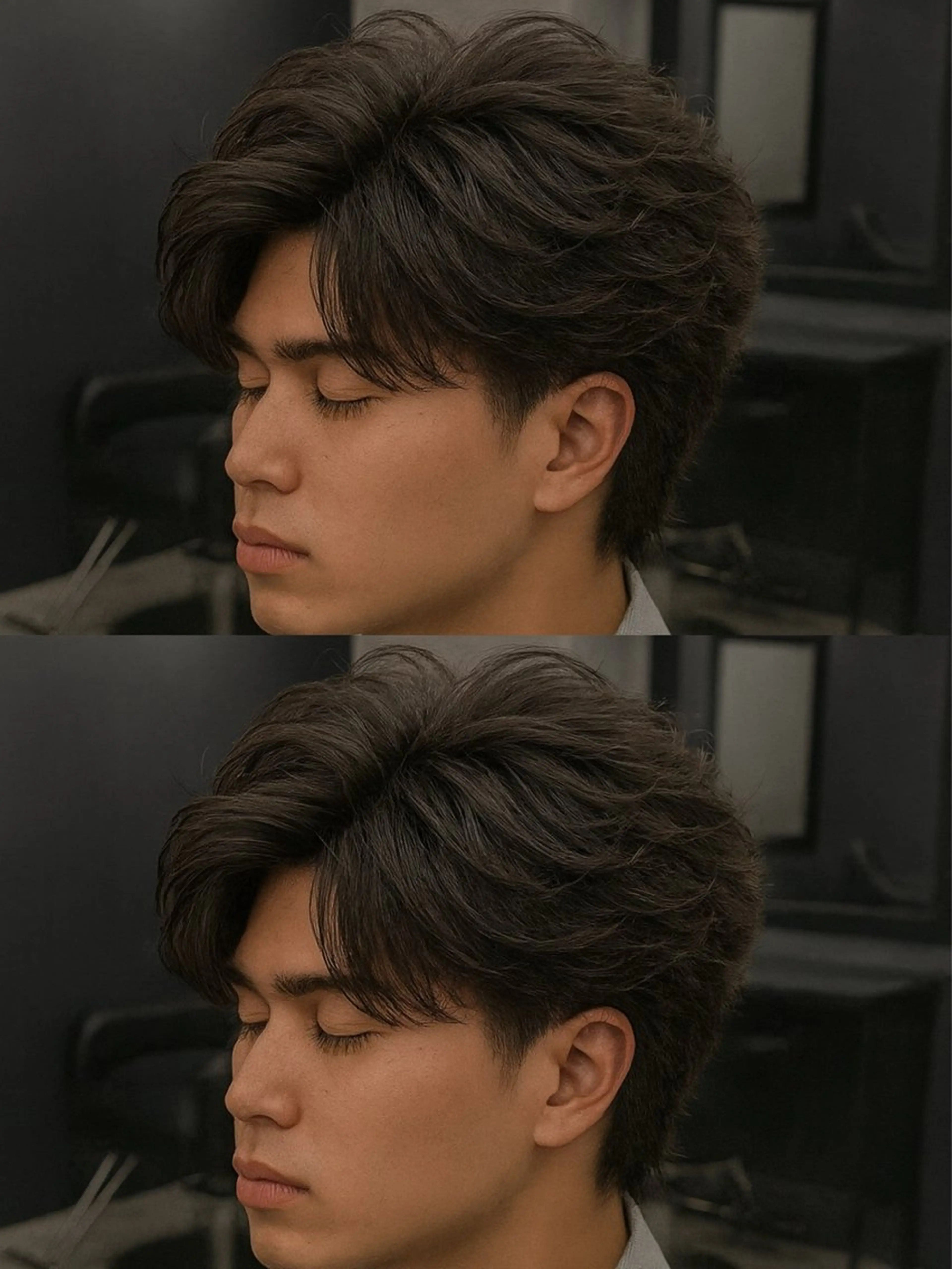 ミディアム パーマ ヘアアレンジ メンズ ミディアムパーマ メンズパーマ メンズツイストパーマ 波巻きパーマ ツイストパーマ カット パーマ 🔥ニュアンス フェザー小林海斗🔥のヘアスタイル