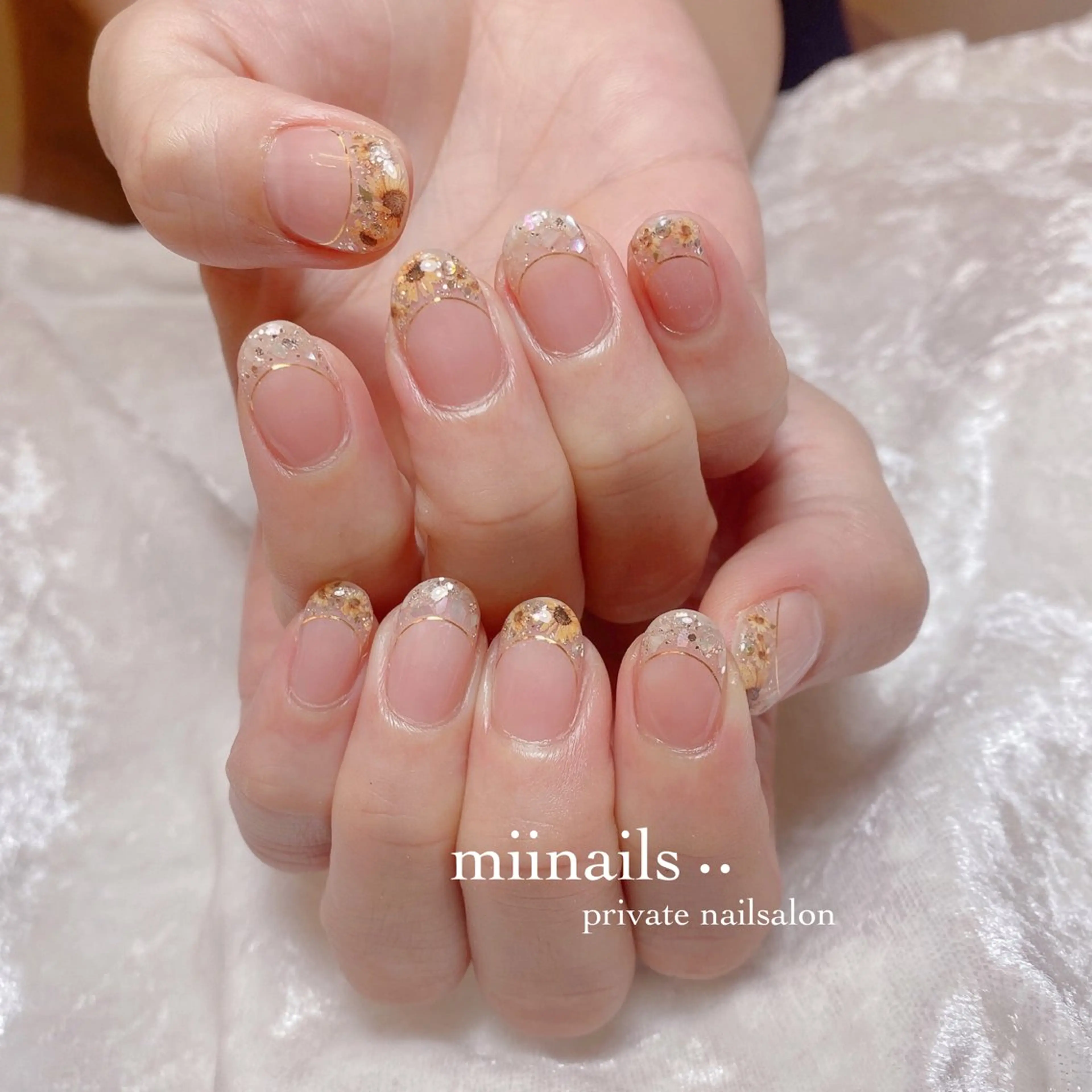 ネイル 韓国ネイル ワンホンネイル ハンドネイル nailsalon miinailsのネイルデザイン