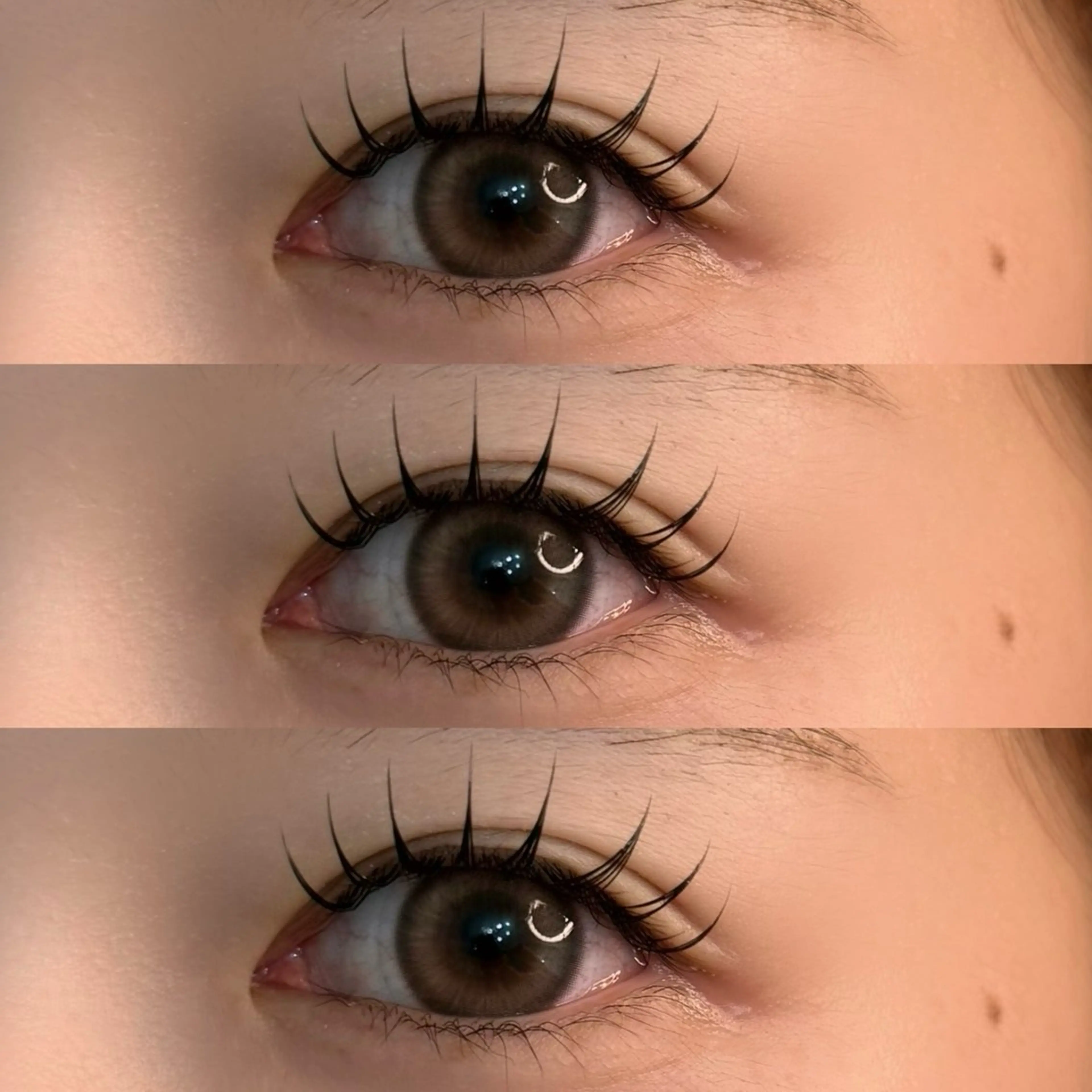 マツエク・マツパ マツエク 【那覇/束感まつ毛 /LED】ｷｬﾒﾙのマツエク・マツパデザイン