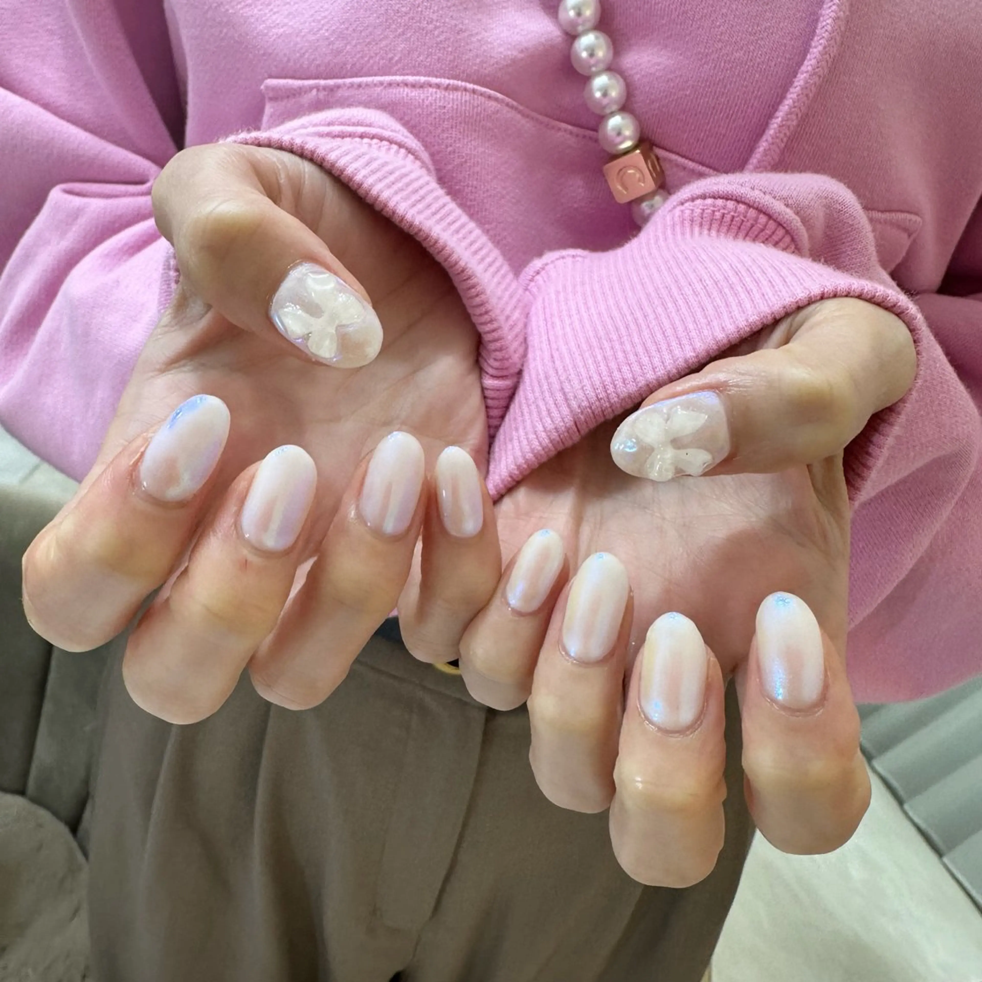 ネイル オーロラネイル ミラーネイル ハンドネイル Elegancia. Hiromiのネイルデザイン