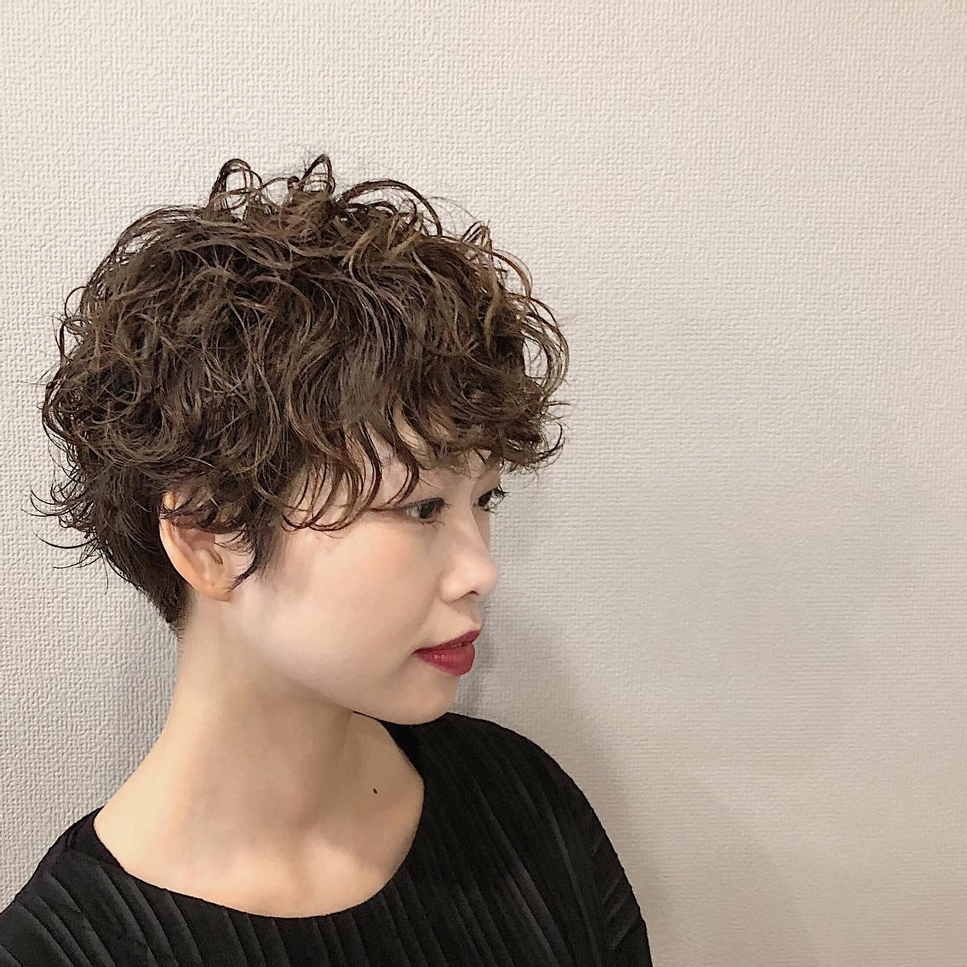 ショート パーマ ショートヘア カット パーマ トリートメント 山口 浩之のヘアスタイル