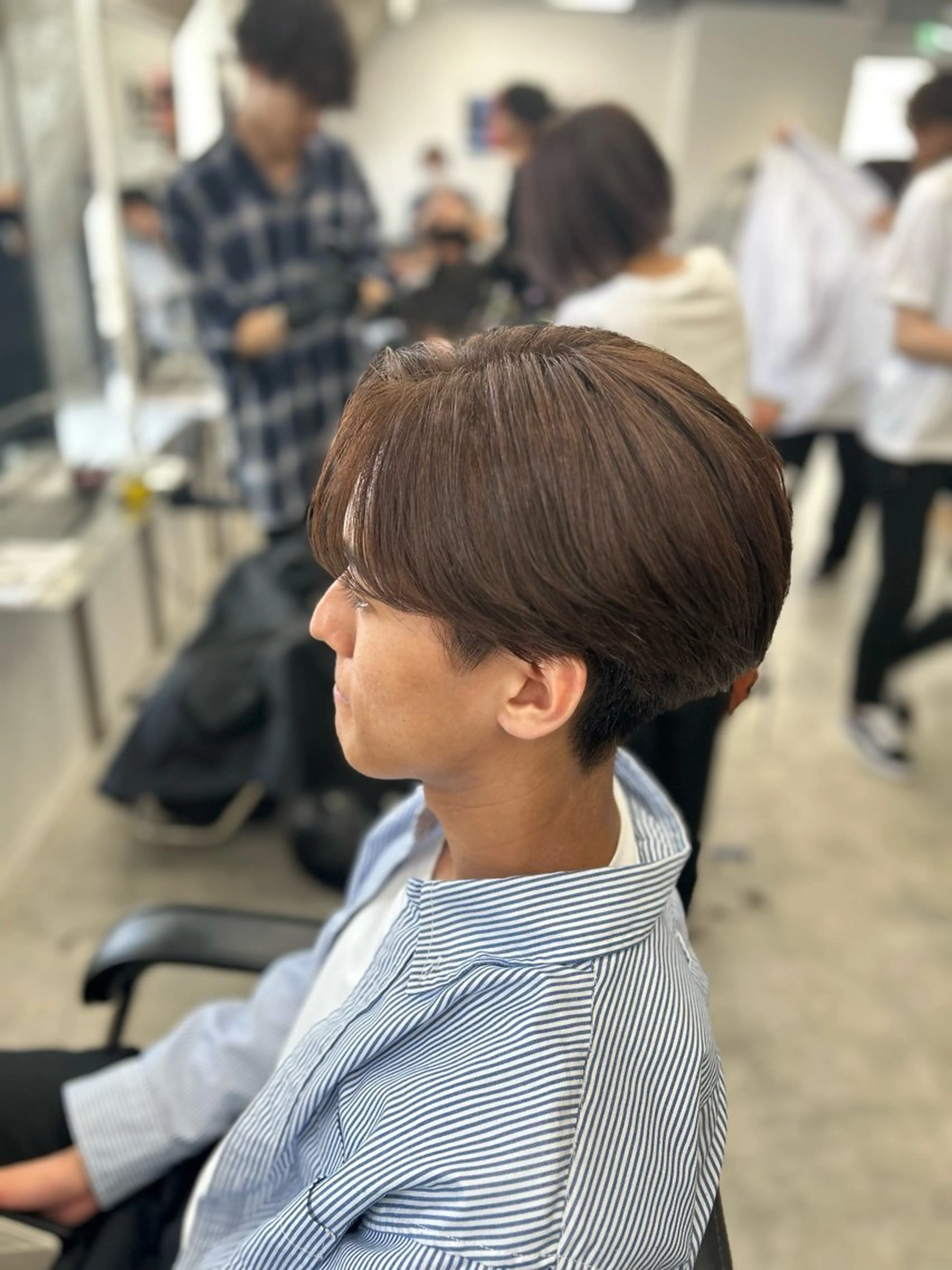 ショート カラー メンズ カットモデル募集中 新潟万代/ 蒼太朗のヘアスタイル