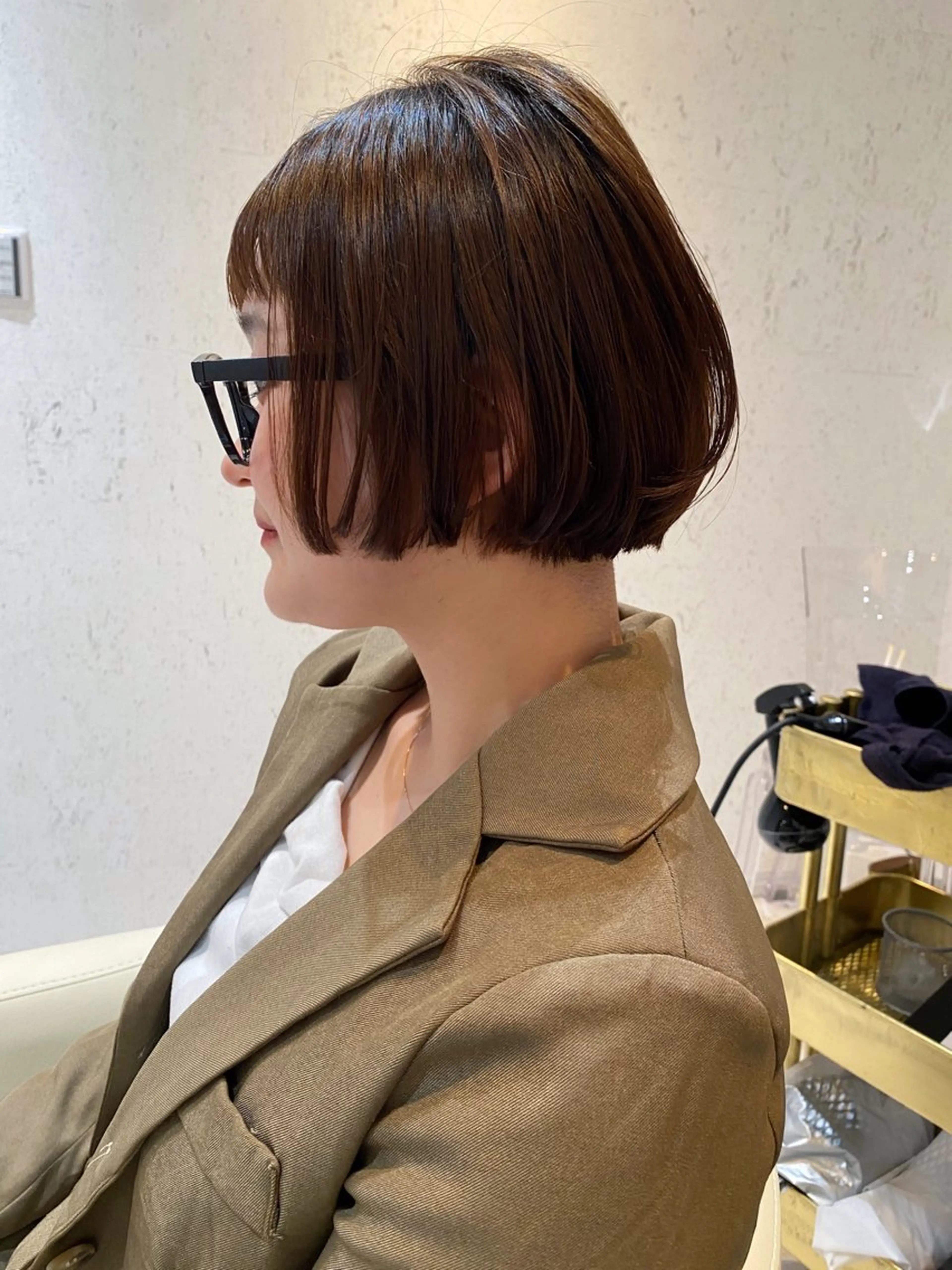 ショート カラー パーマ カット ヘアカラー 縮毛矯正 トリートメント mai / linoah˚✧のヘアスタイル