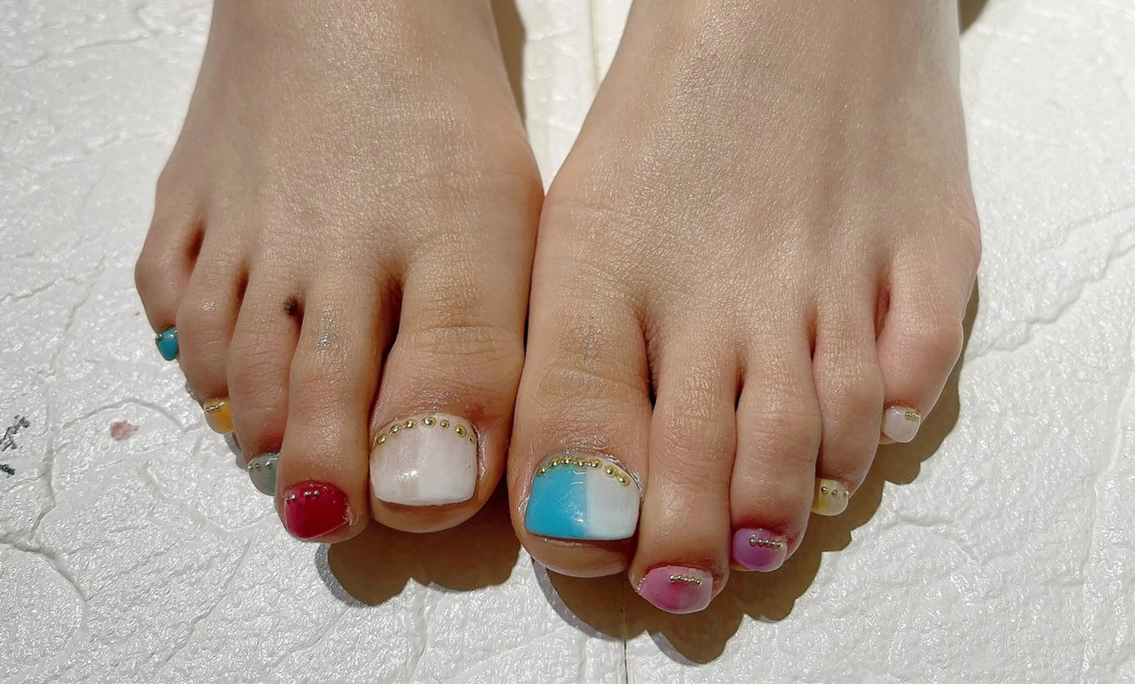 ネイル フットネイル Nail ecxia ／Reikaのネイルデザイン