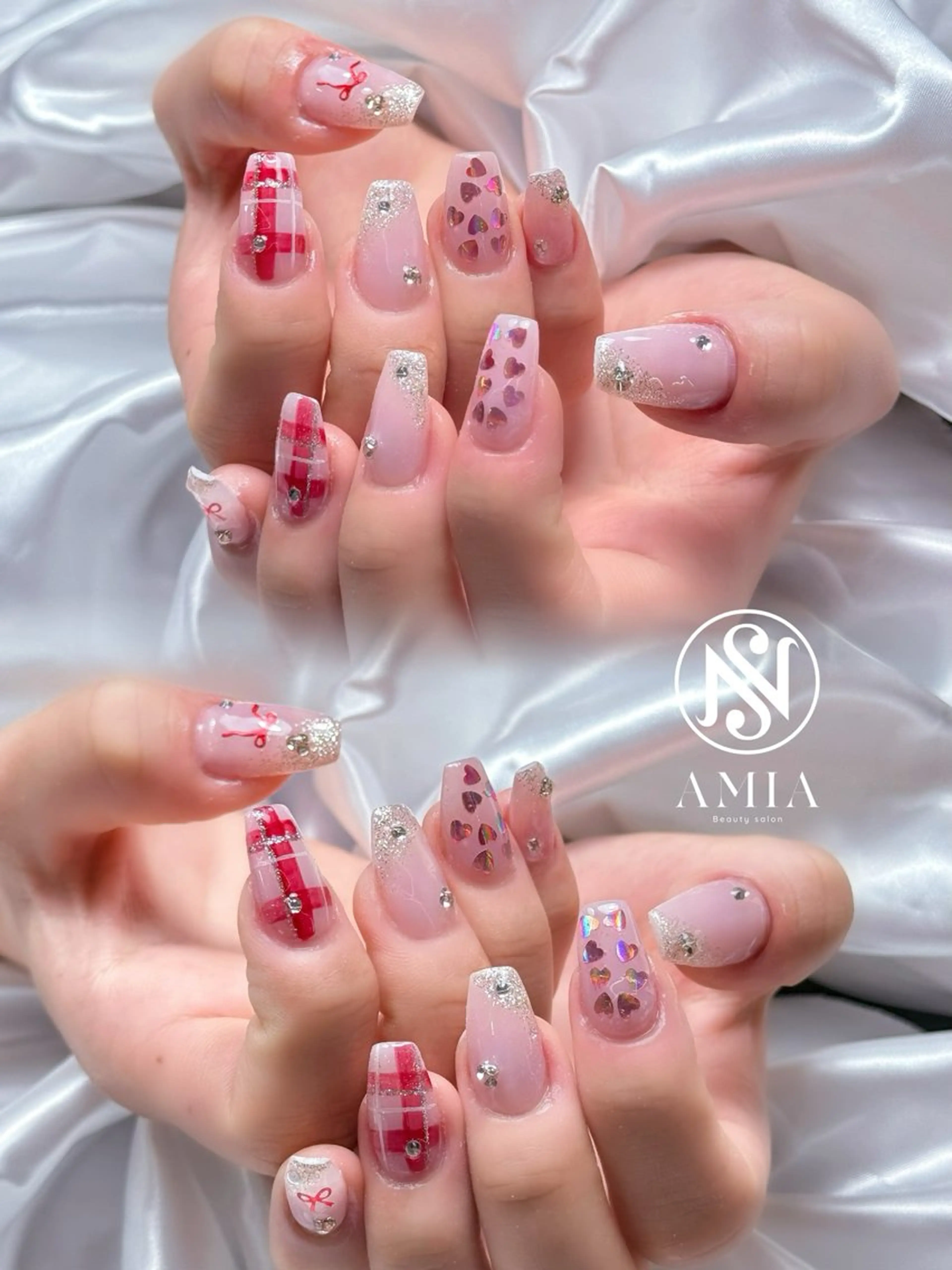 ミディアム ハンドネイル AMIA BEAUTY SALON所属・🌟AMIA BEAUTY🌟のネイルデザイン