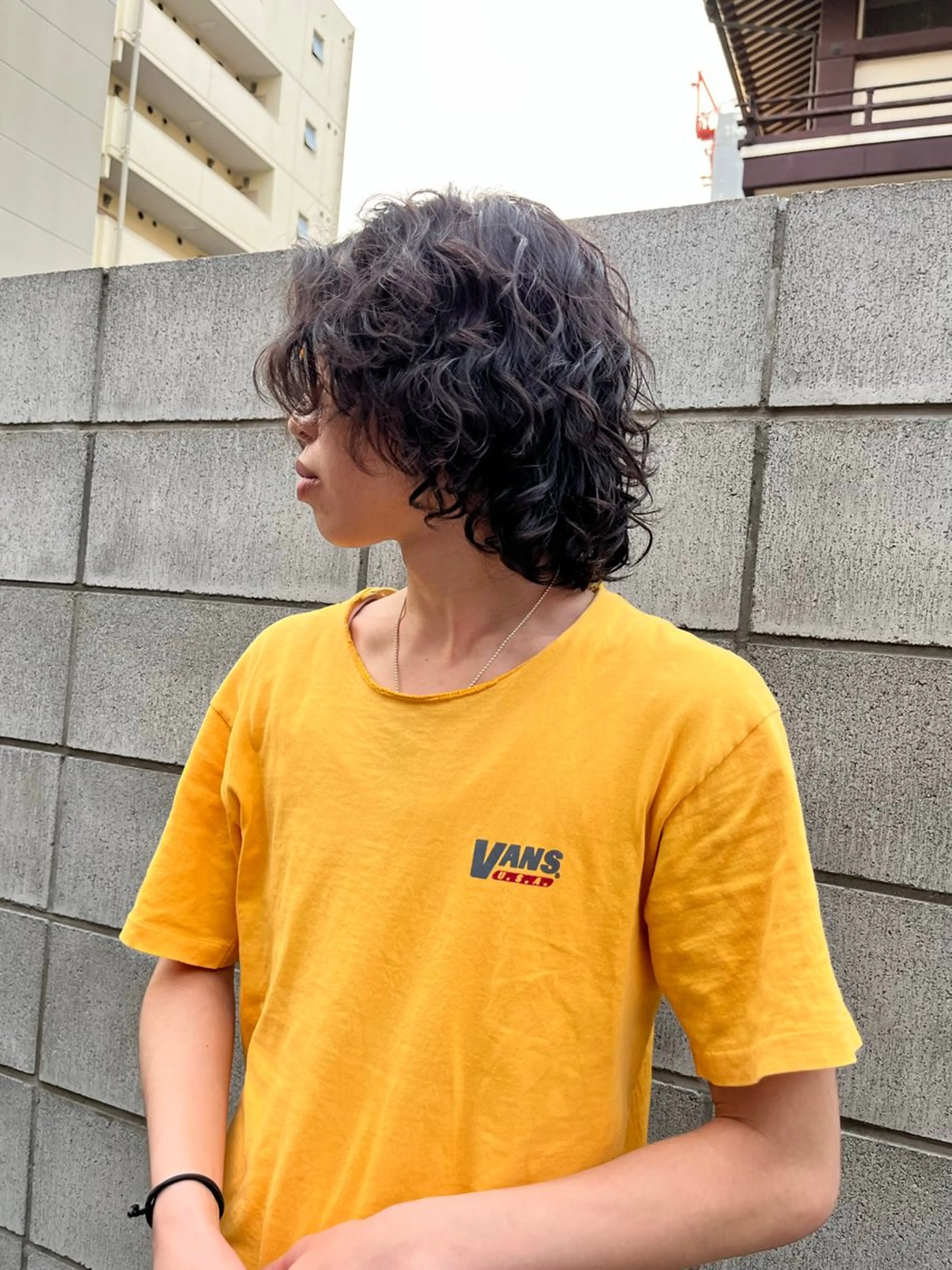 ミディアム パーマ メンズ ボブとパーマの達人 /美容室難民の方是非のヘアスタイル