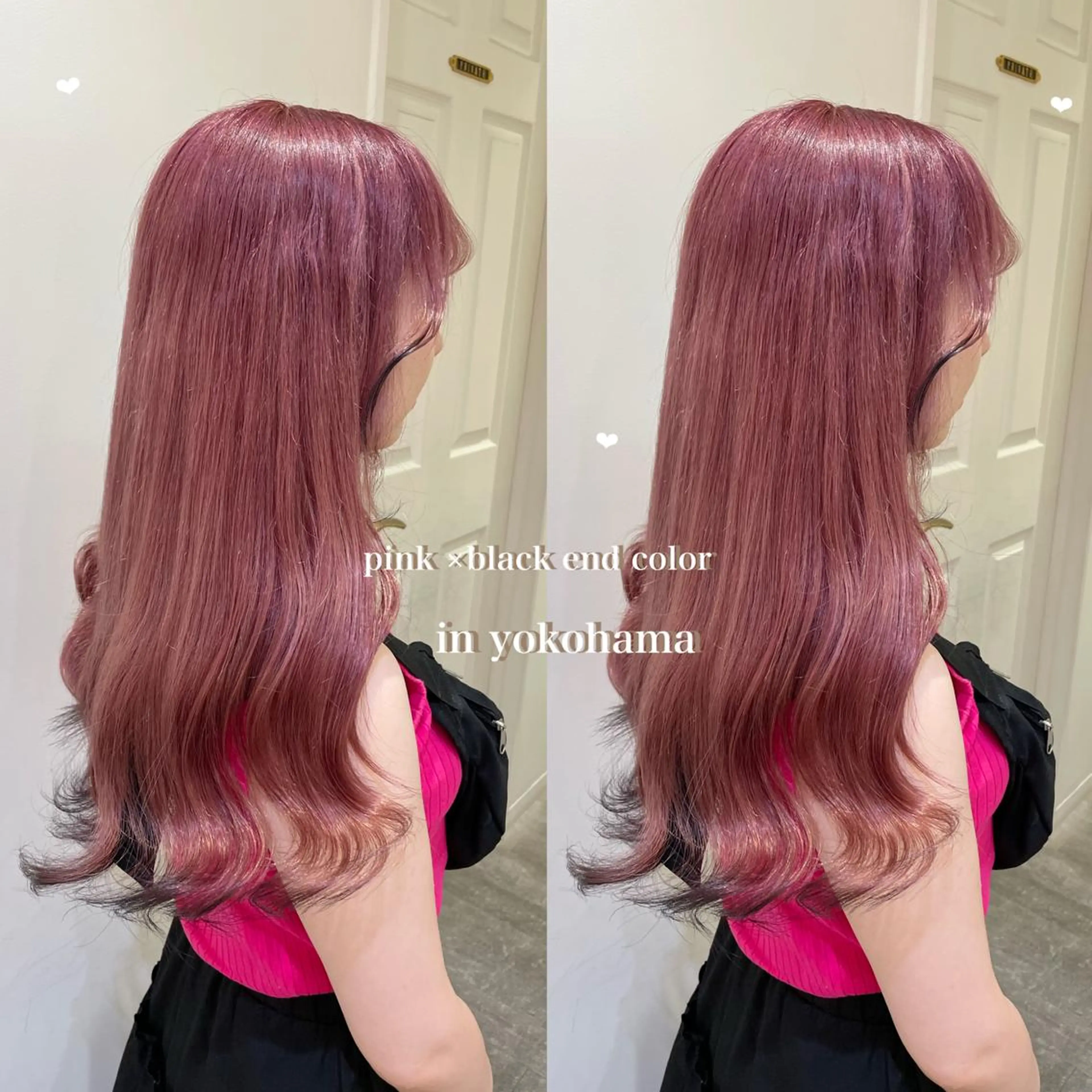 ロング カラー ピンクカラー ヘアカラー エクステ/ハイトーン 🐏☁️miminaのヘアスタイル