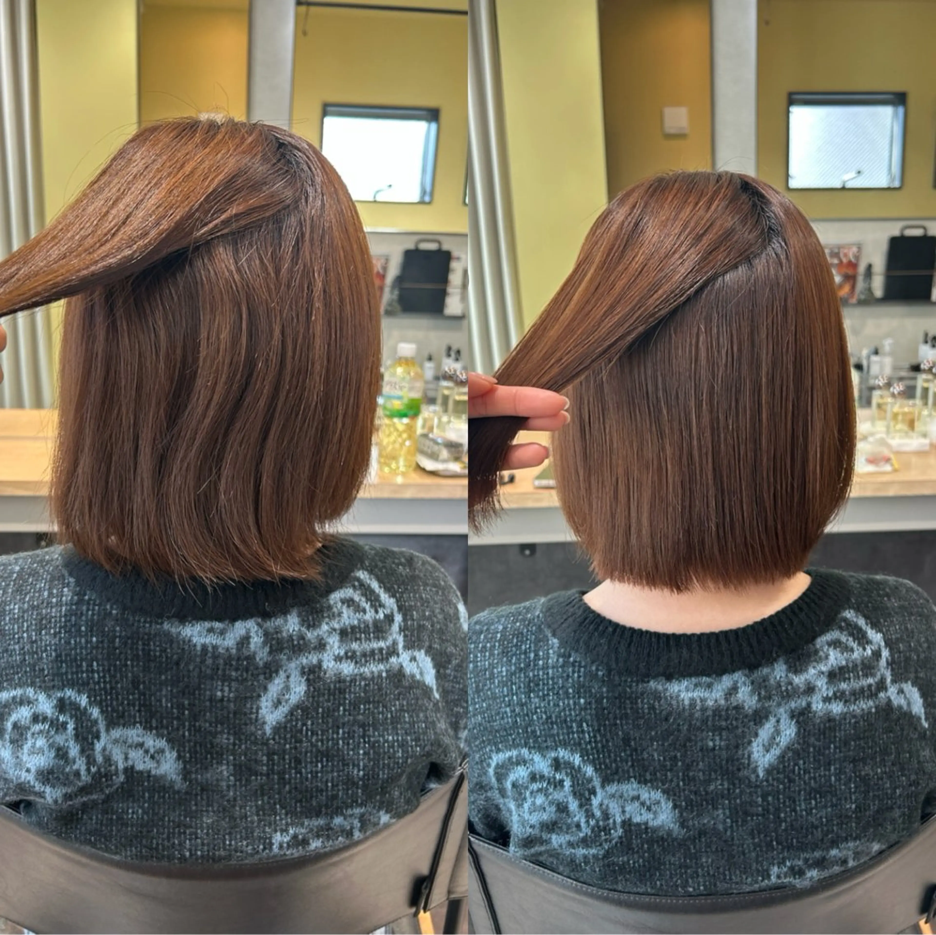 ショート パーマ 髪質改善 ストレートパーマ カット 縮毛矯正 トリートメント hub hair レイヤー/透明感のヘアスタイル