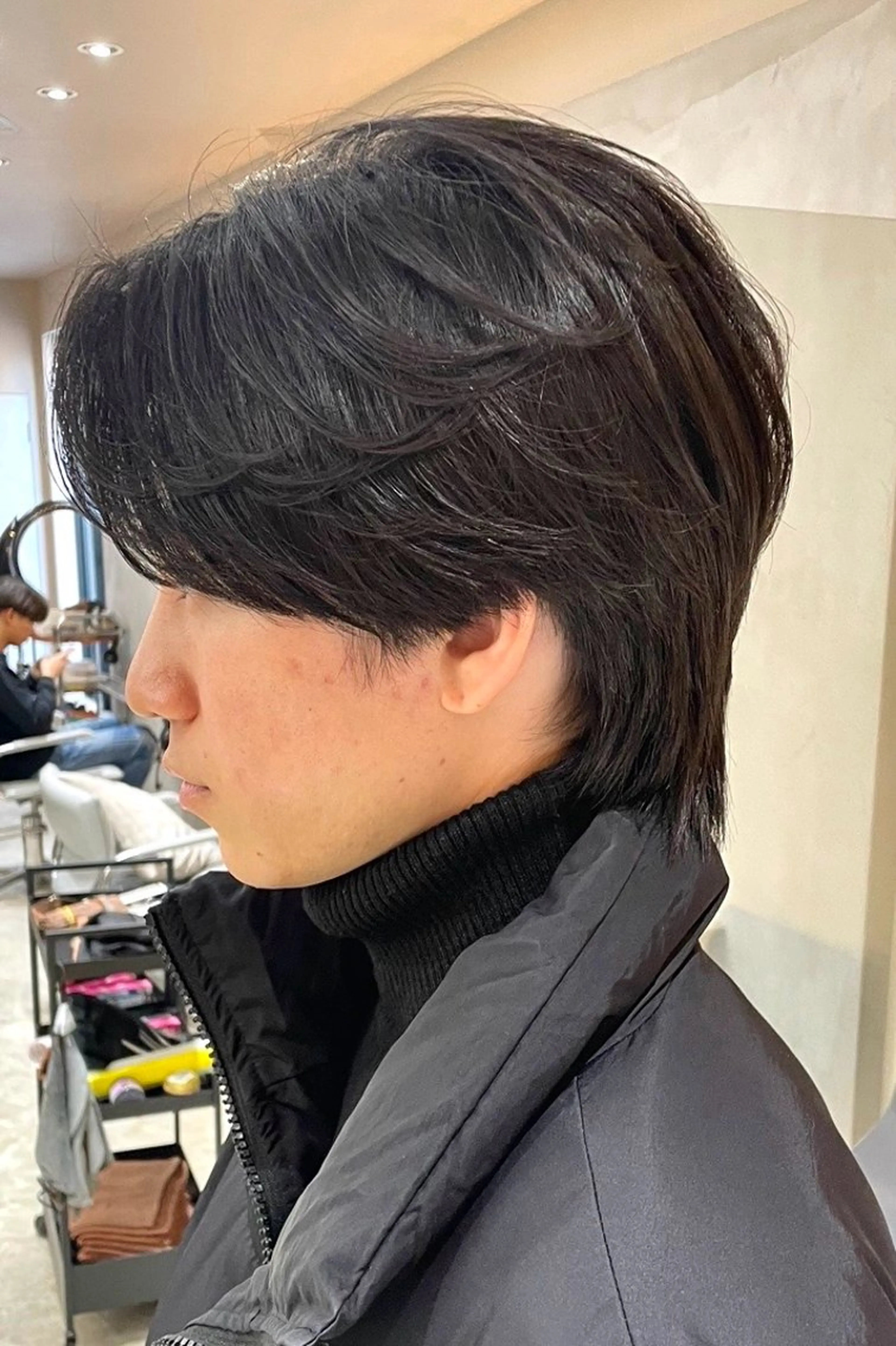 パーマ メンズ メンズパーマ ニュアンスパーマ 韓国ヘア 高森蓮のヘアスタイル