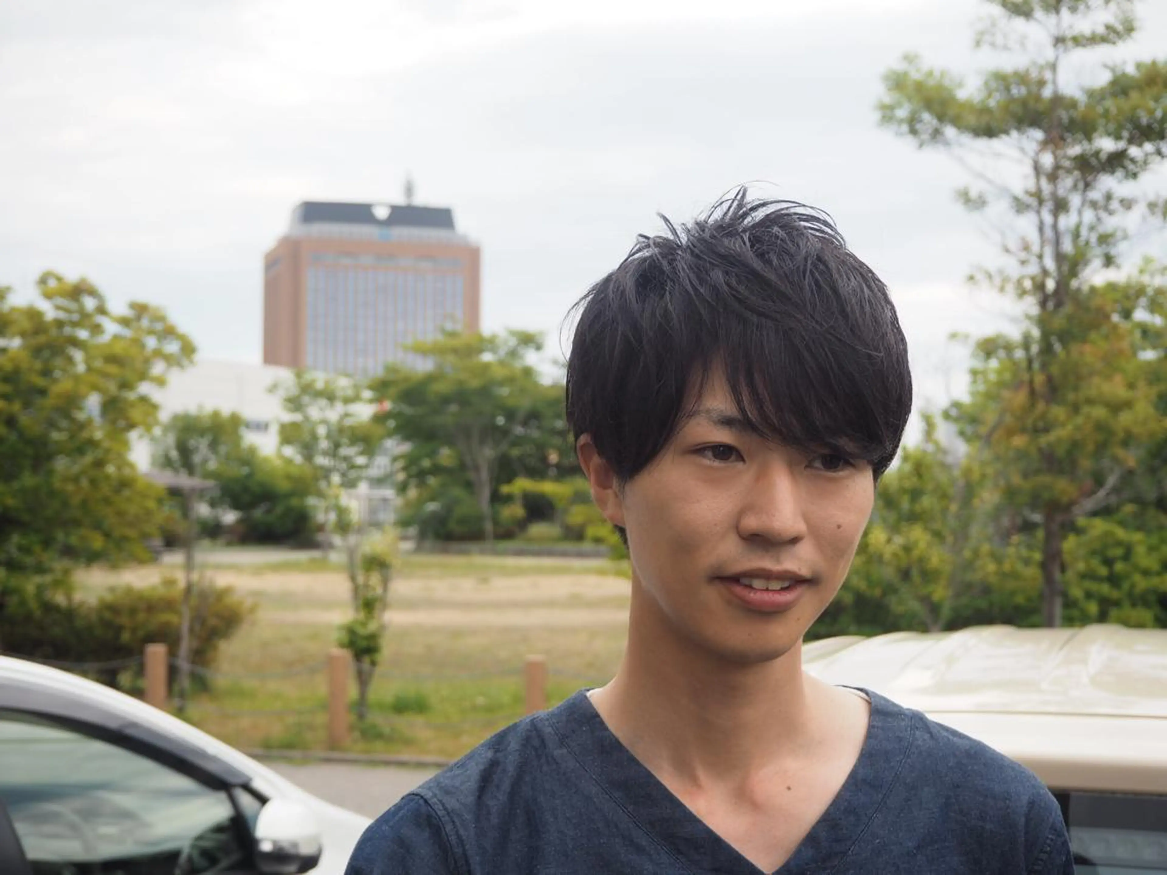 ショート パーマ メンズ マッシュ ショートヘア 酒井 透のヘアスタイル
