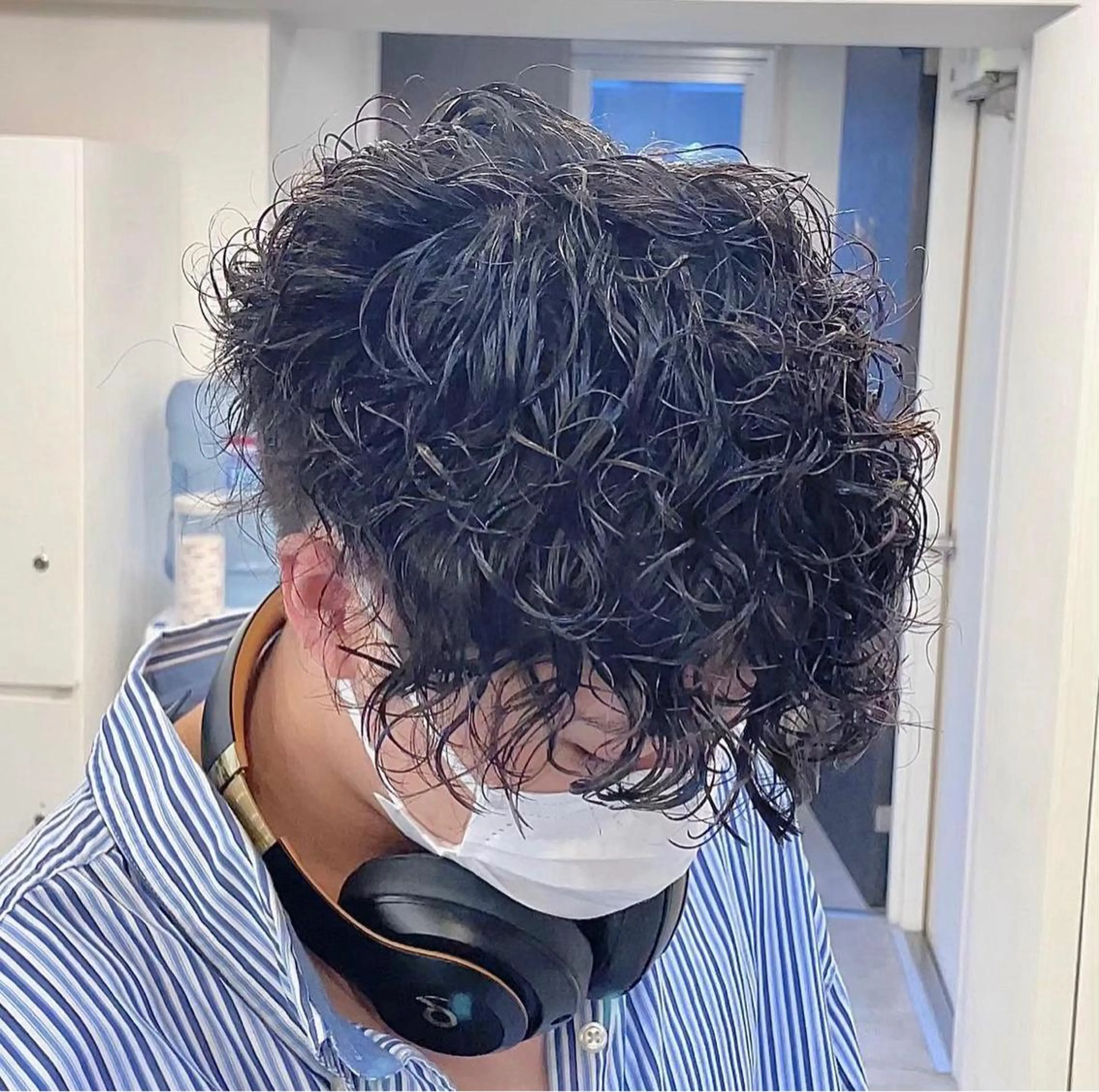 パーマ メンズ メンズパーマ スパイラルパーマ メンズパーマ/新宿/ サイカショウイチのヘアスタイル