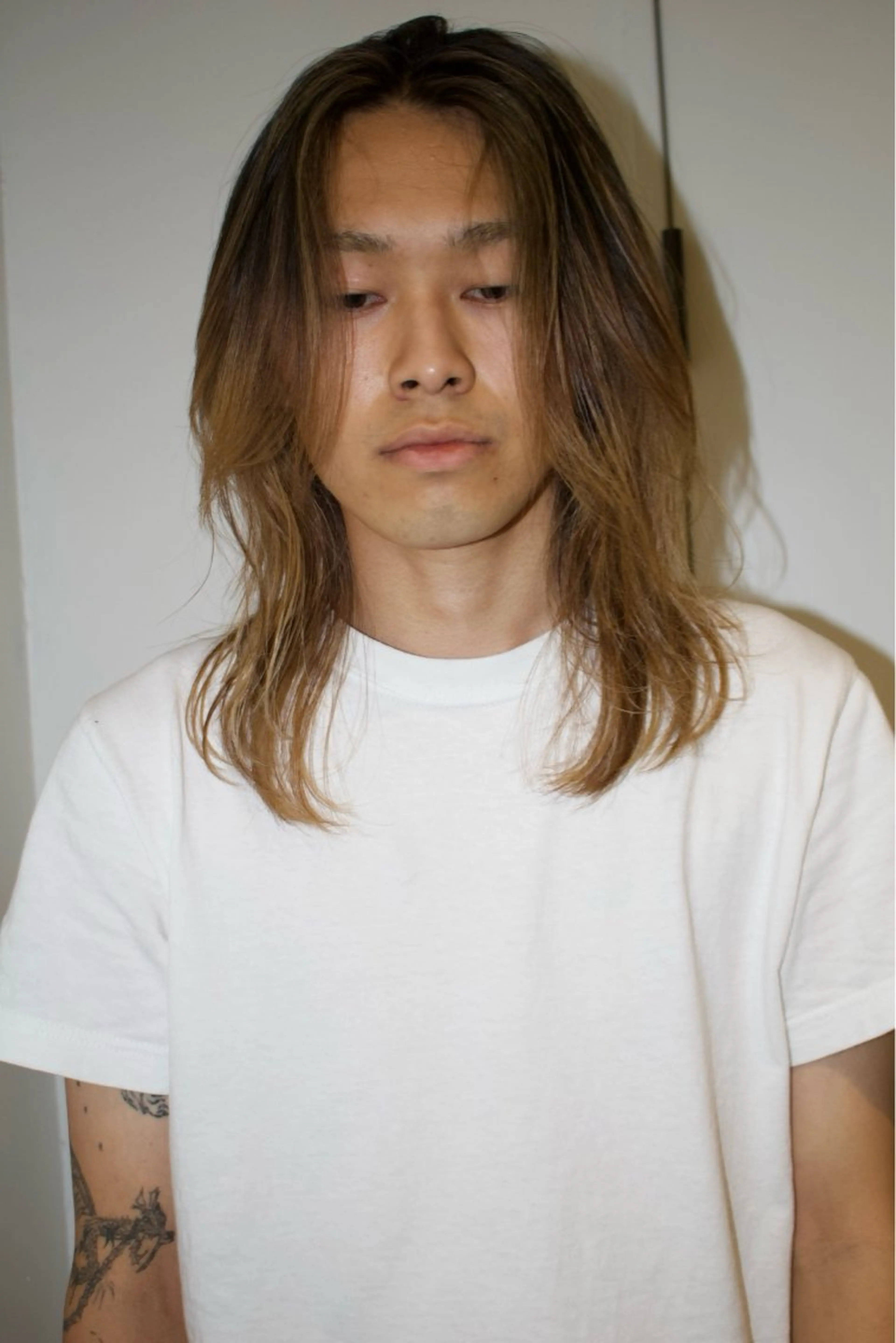 セミロング カラー メンズ Tetta 🤙のヘアスタイル