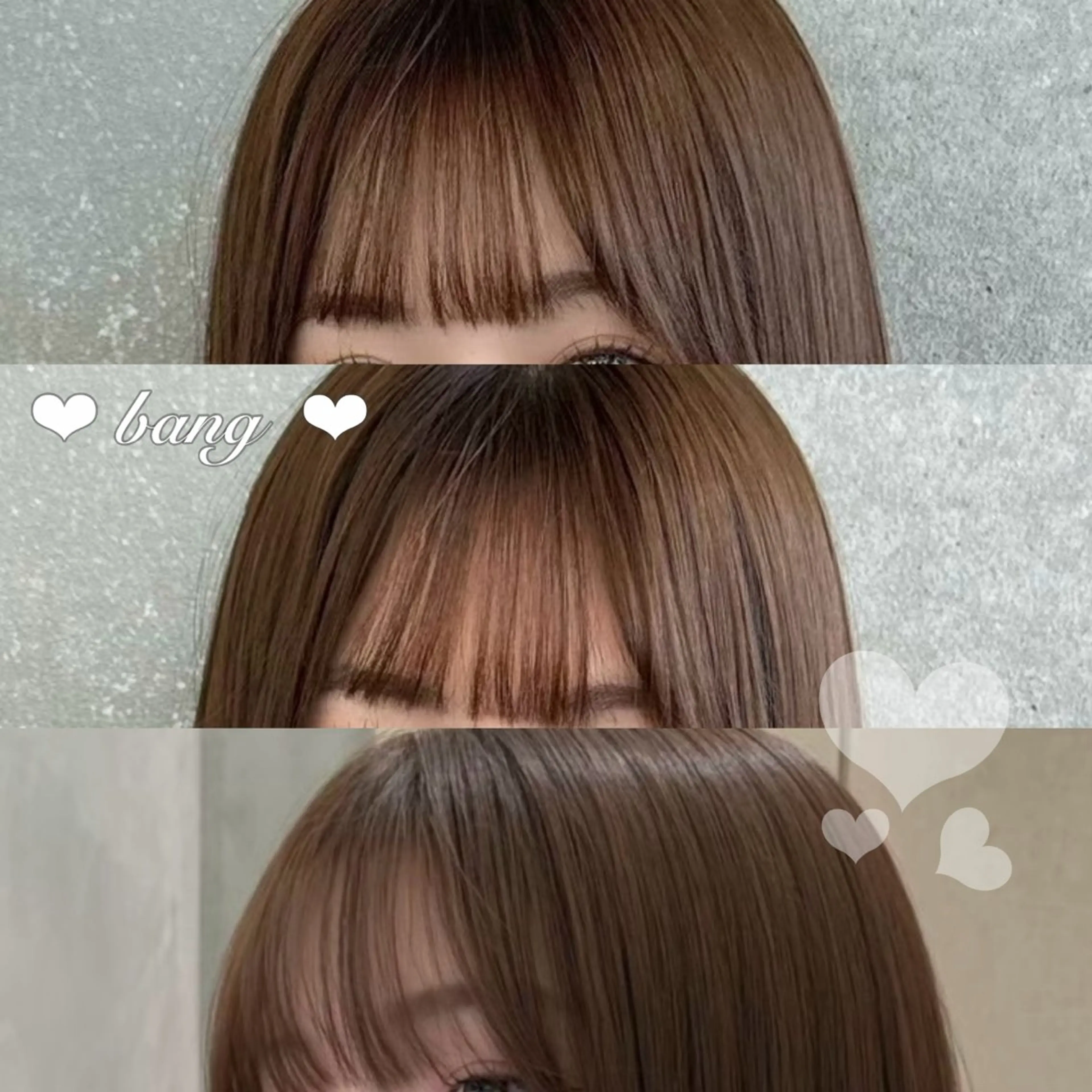 💖お出かけ前のメンテナンスに💖前髪カット✂️の写真