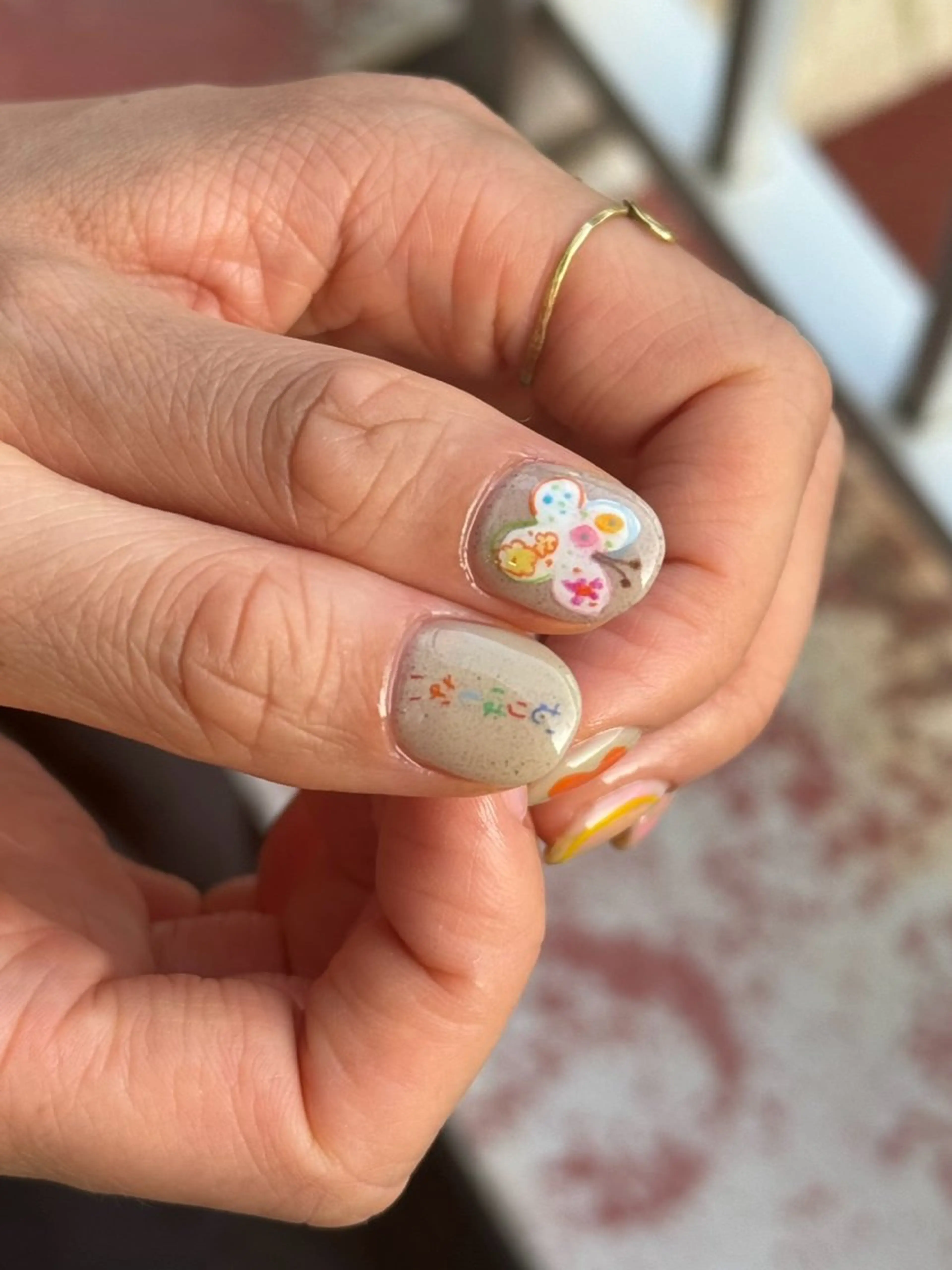 ネイル ニュアンスネイル オフィスネイル シンプルネイル ナカジマミナミ 耳つぼのその他イメージ