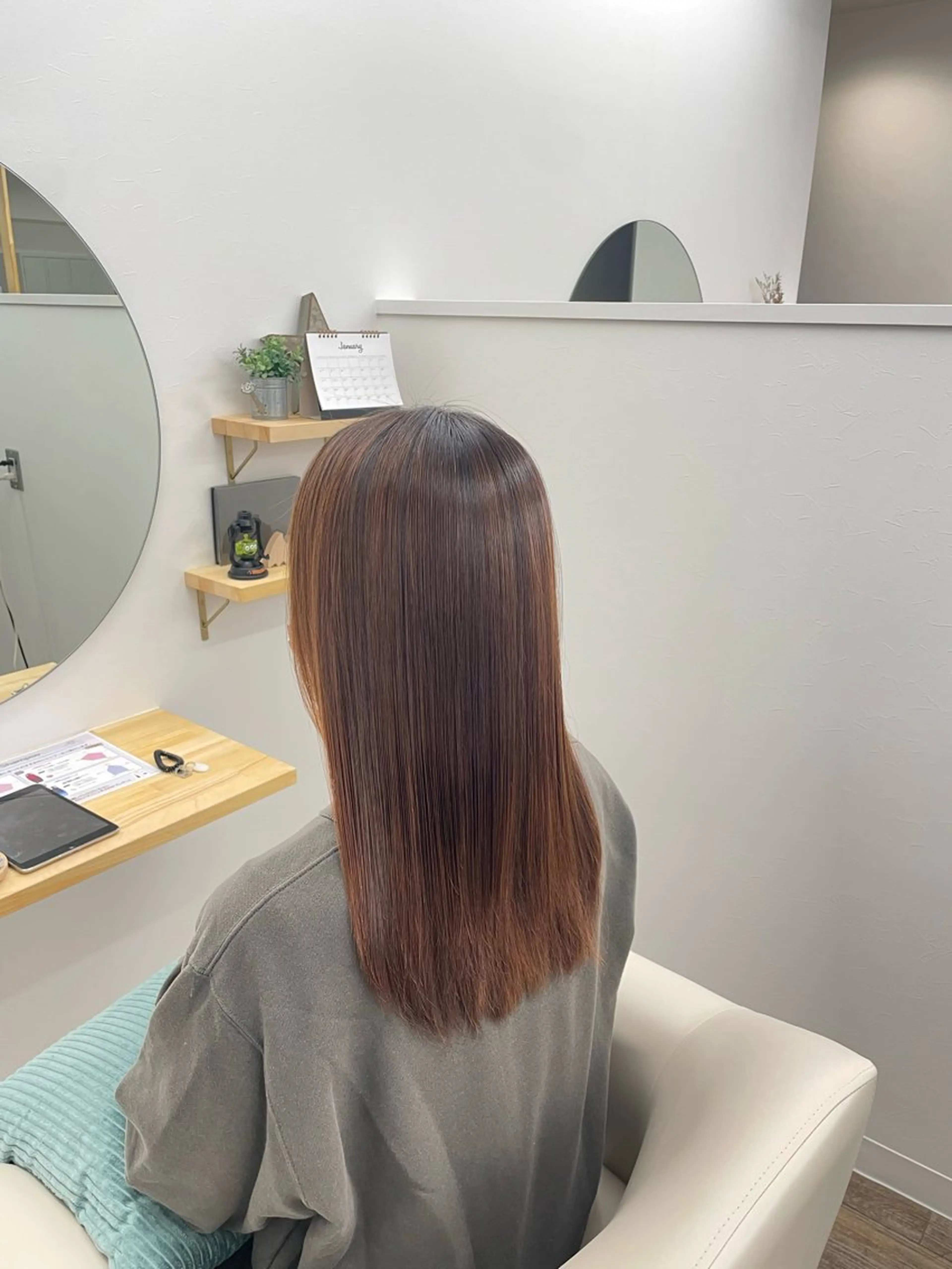 ロング パーマ 縮毛矯正 トリートメント bifinoLuce / 松村琉希のヘアスタイル