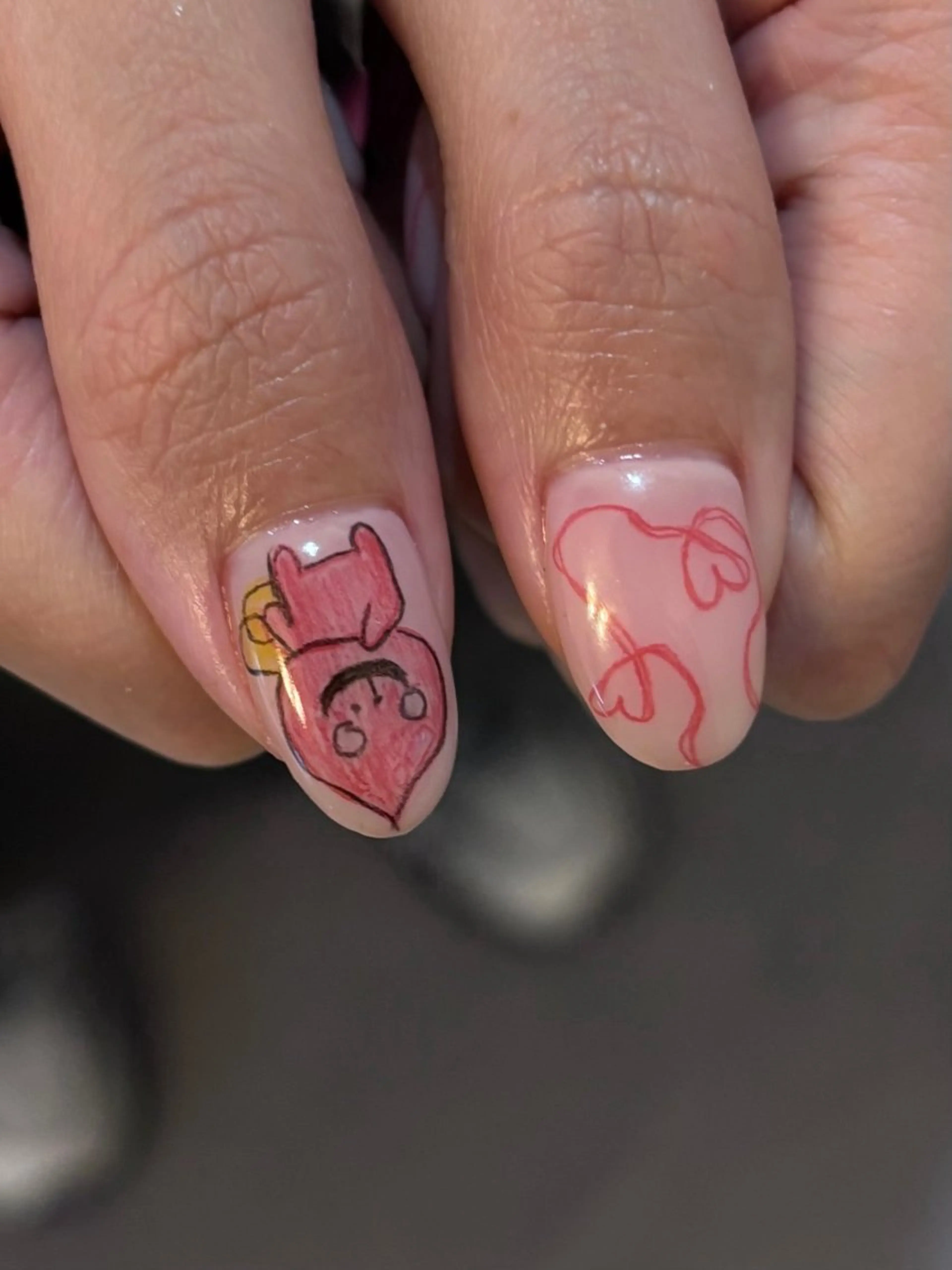 ネイル mimi 高石桃朱のネイルデザイン