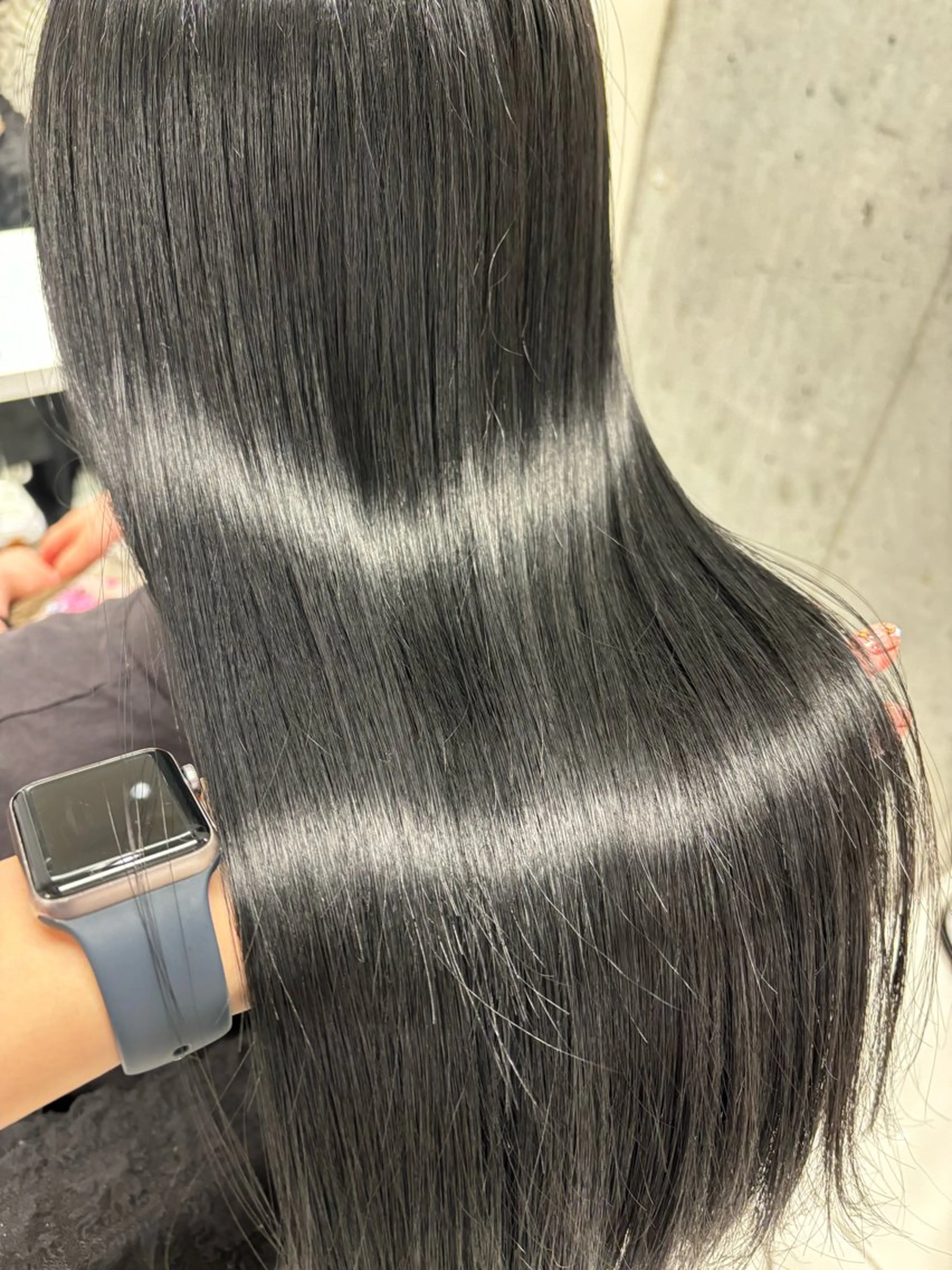 ロング カラー 黒髪 トリートメント ヘアカラー トリートメント Miyu🎀レイヤー ／透明感カラー🪽のヘアスタイル