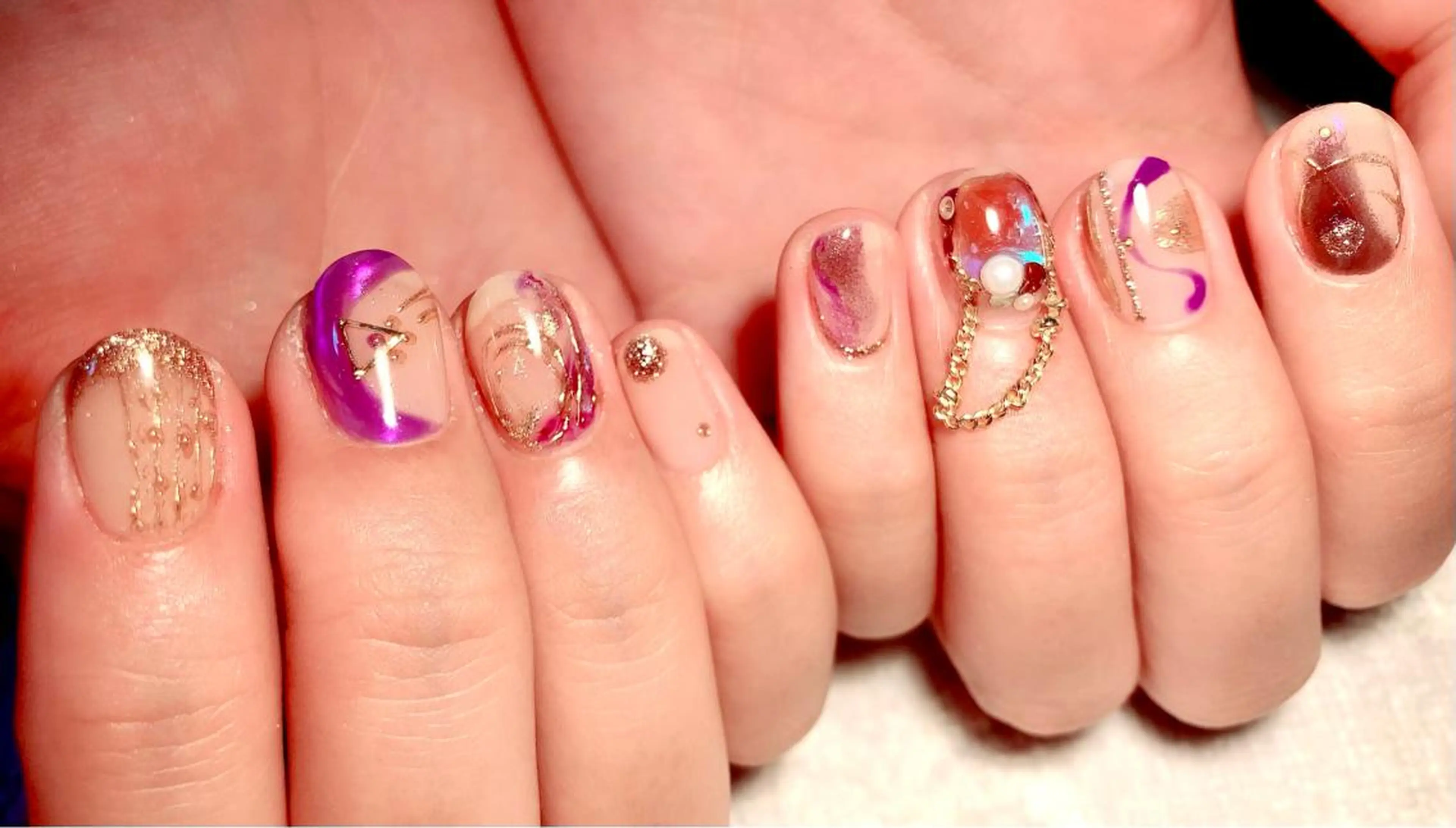 ネイル Spiky とうげ ふうかのネイルデザイン