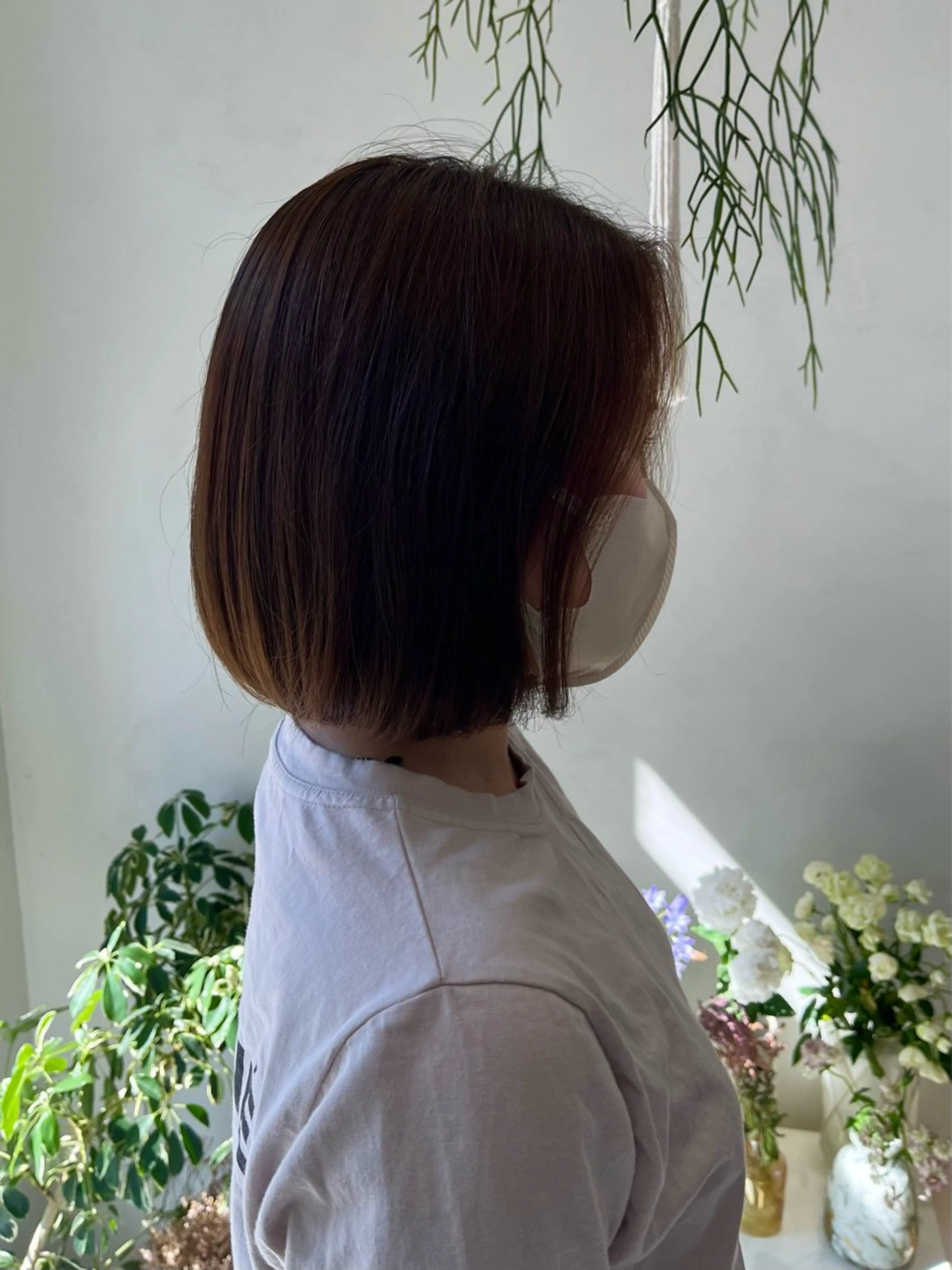 ショート ヘアカラー トリートメント 🌼花屋併設🌼 木下奈々望のヘアスタイル