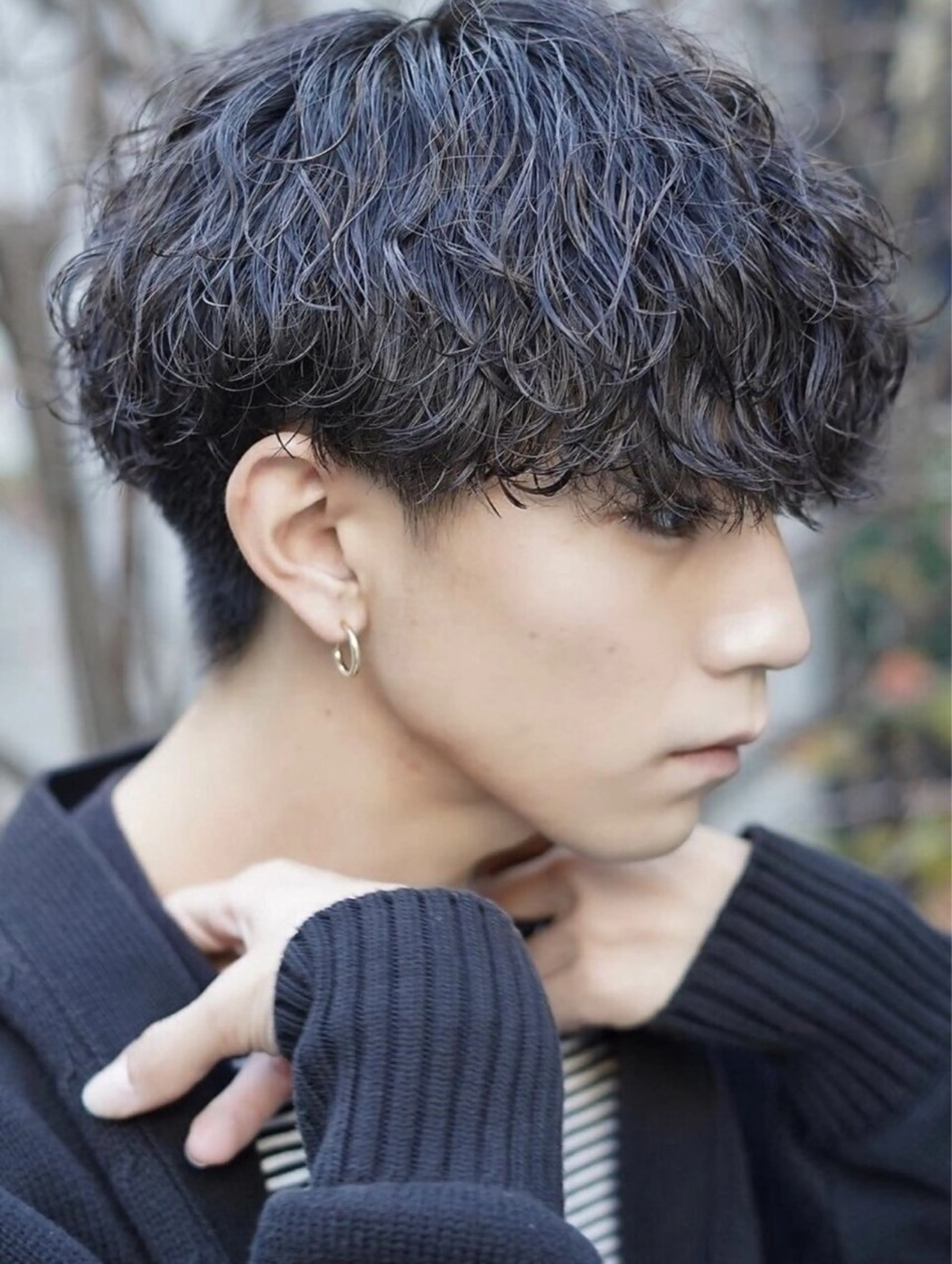 ショート パーマ メンズ SENTA✨メンズ パーマ✨fifth栄のヘアスタイル