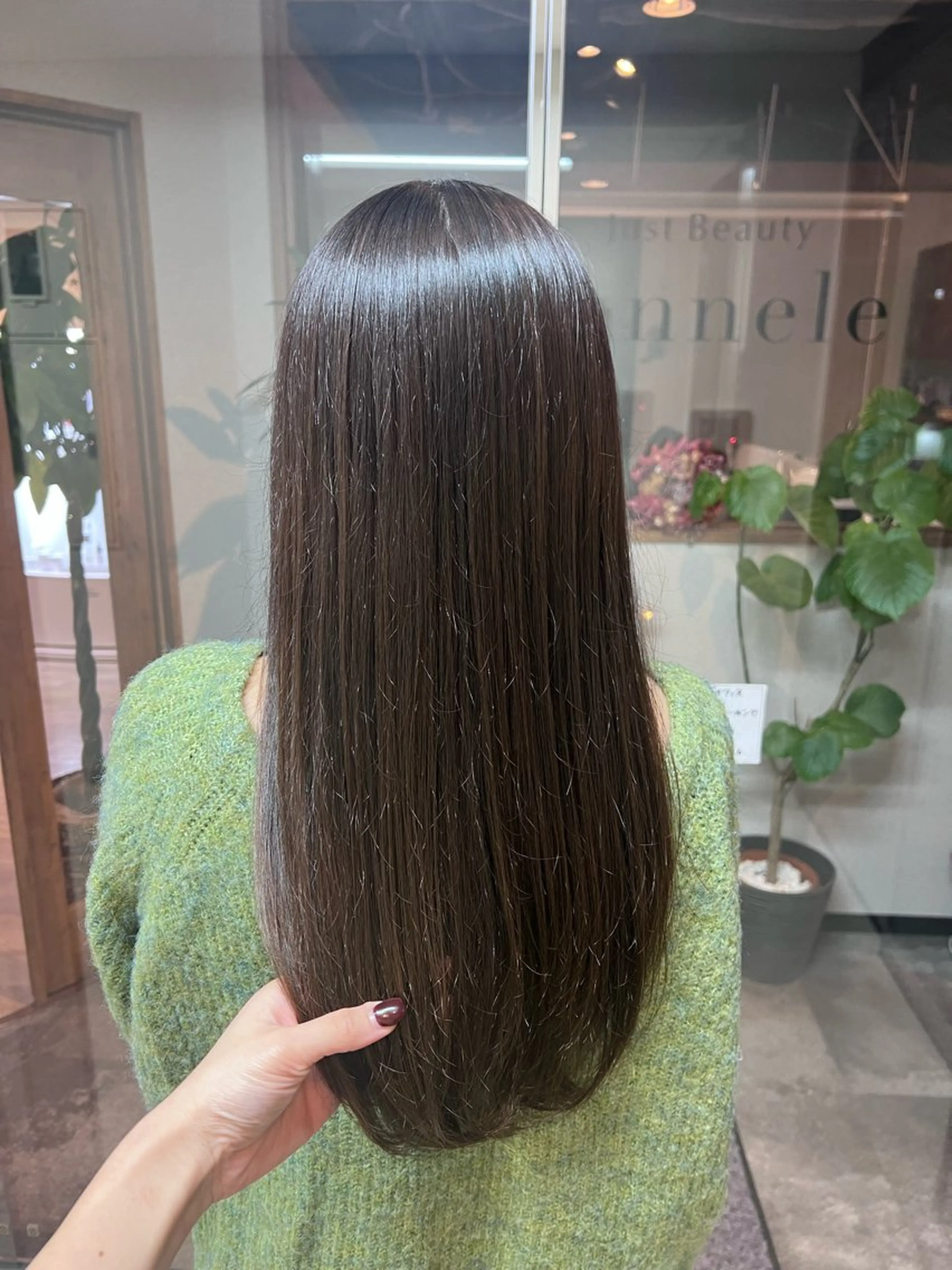 💎ご新規様限定💎似合わせカット+透明感カラー+オージュアトリートメント 〈内部補修でしなやかにまとまる大人髪に🌿〉の写真