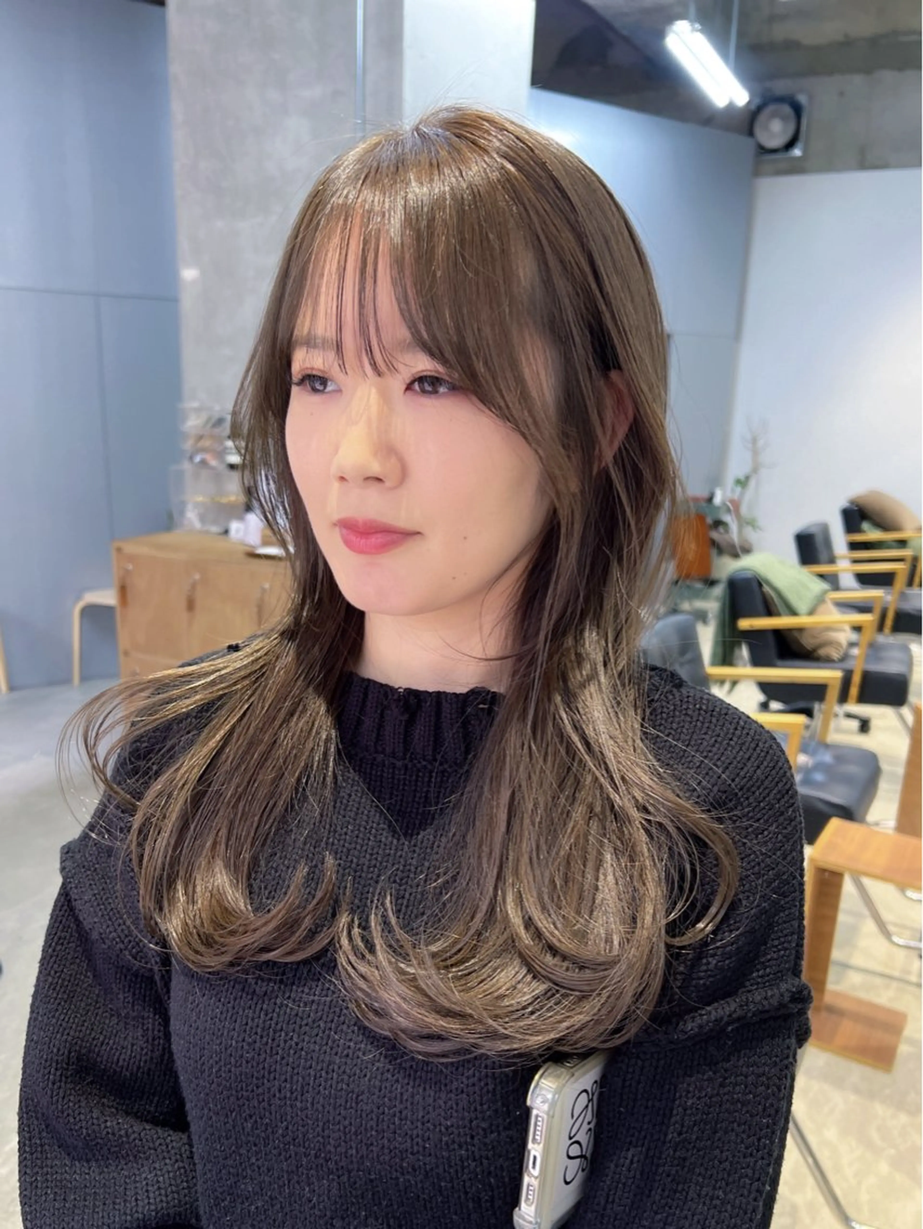 ロング カラー 谷町/Le'a /竹原しおなのヘアスタイル