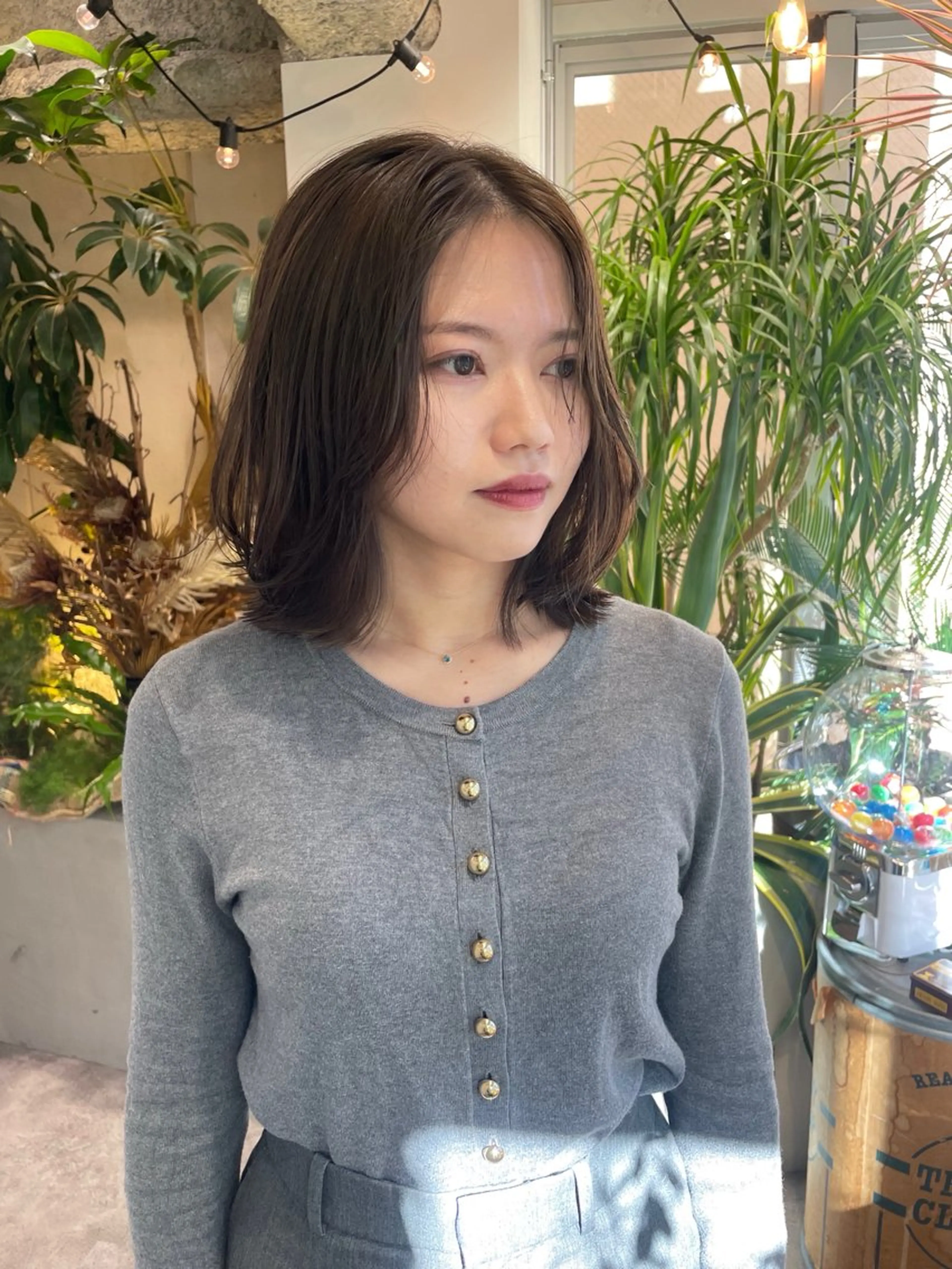 ミディアム カラー カット ヘアカラー 狩野 羅夢のヘアスタイル