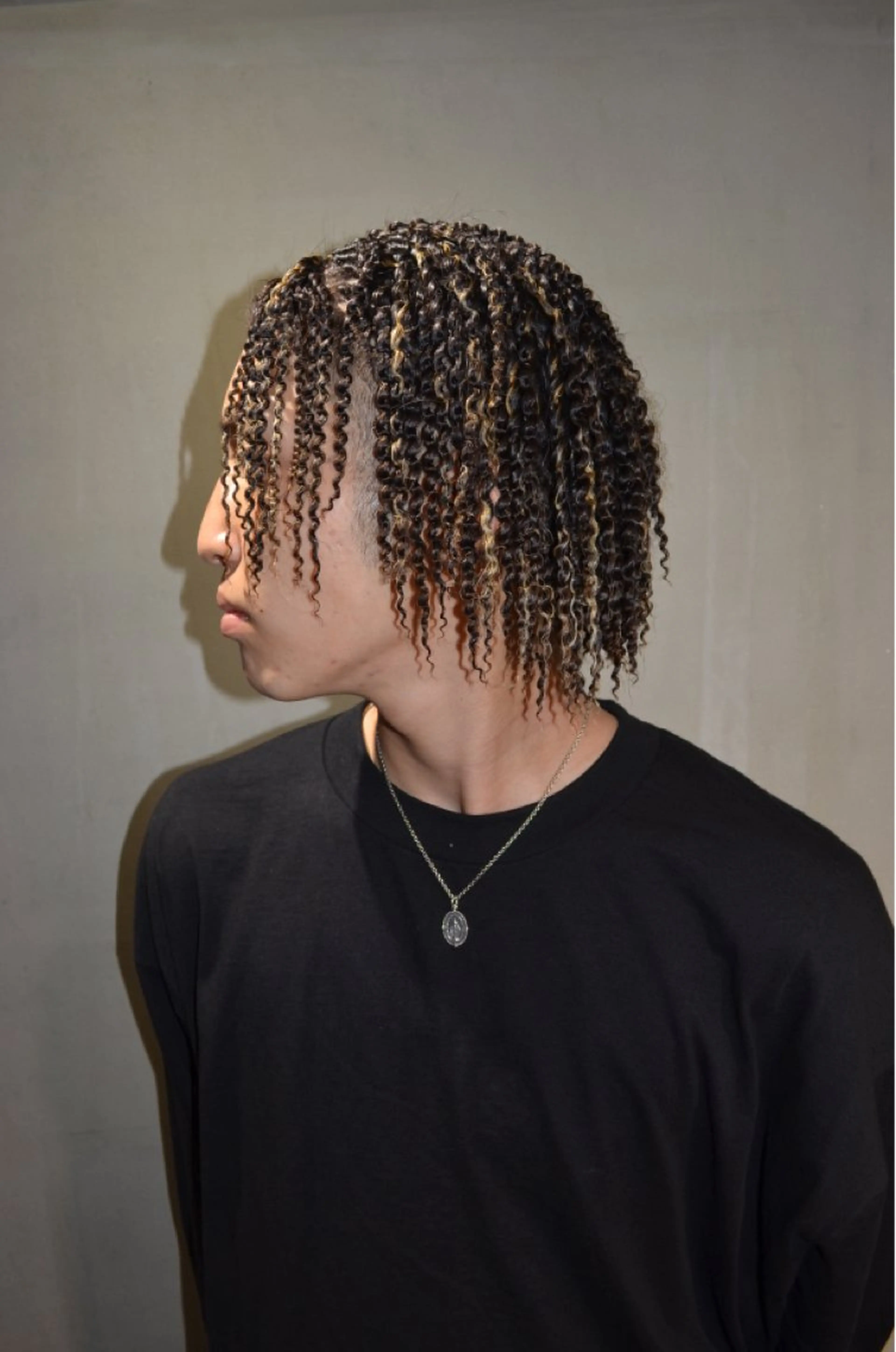 カラー パーマ メンズ メンズパーマ レッドカラー カット パーマ メンズパーマのプロ 川野翔太のヘアスタイル