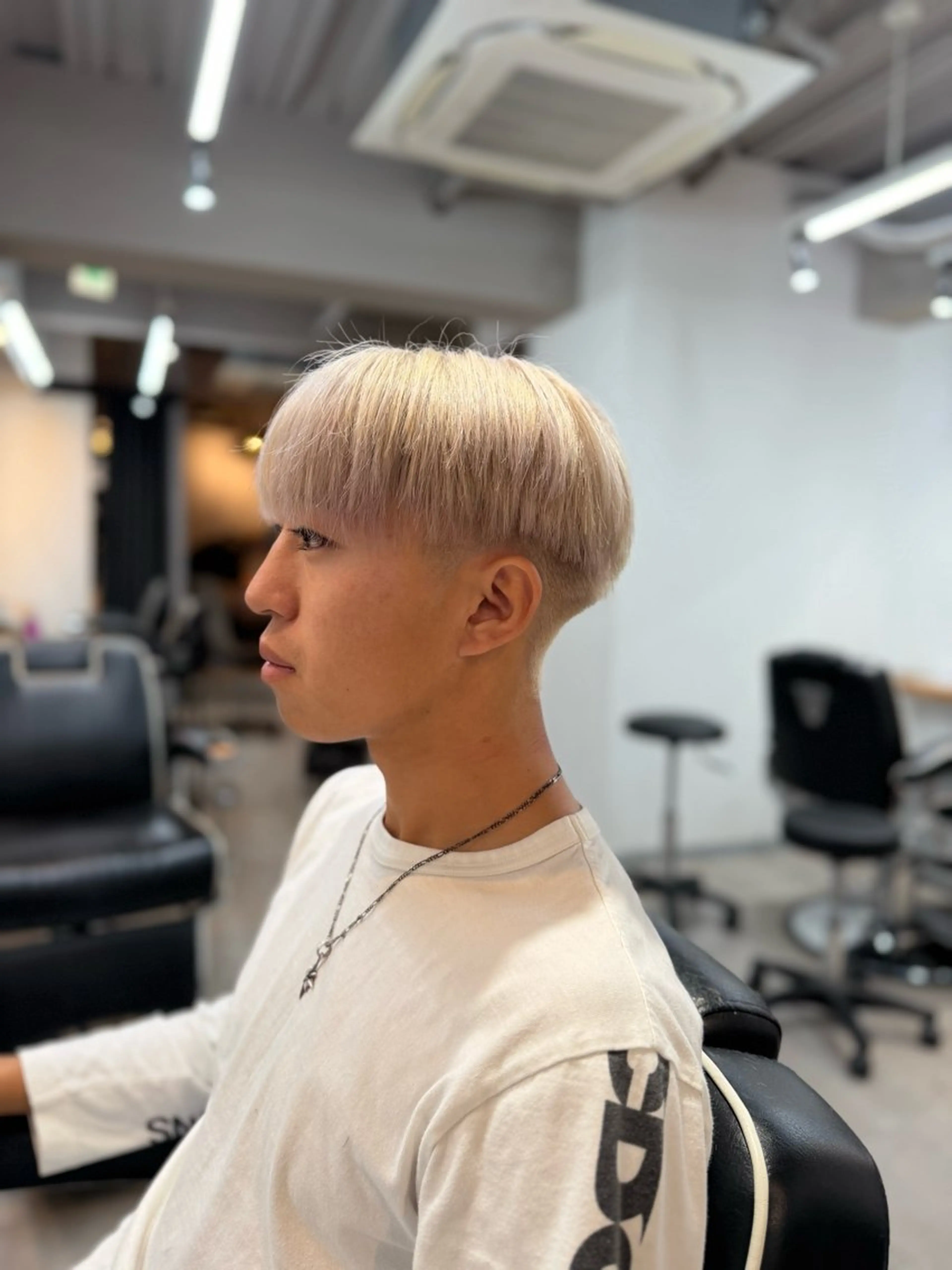 カラー メンズ 律喜/パーマ /メンズ/フェードのヘアスタイル