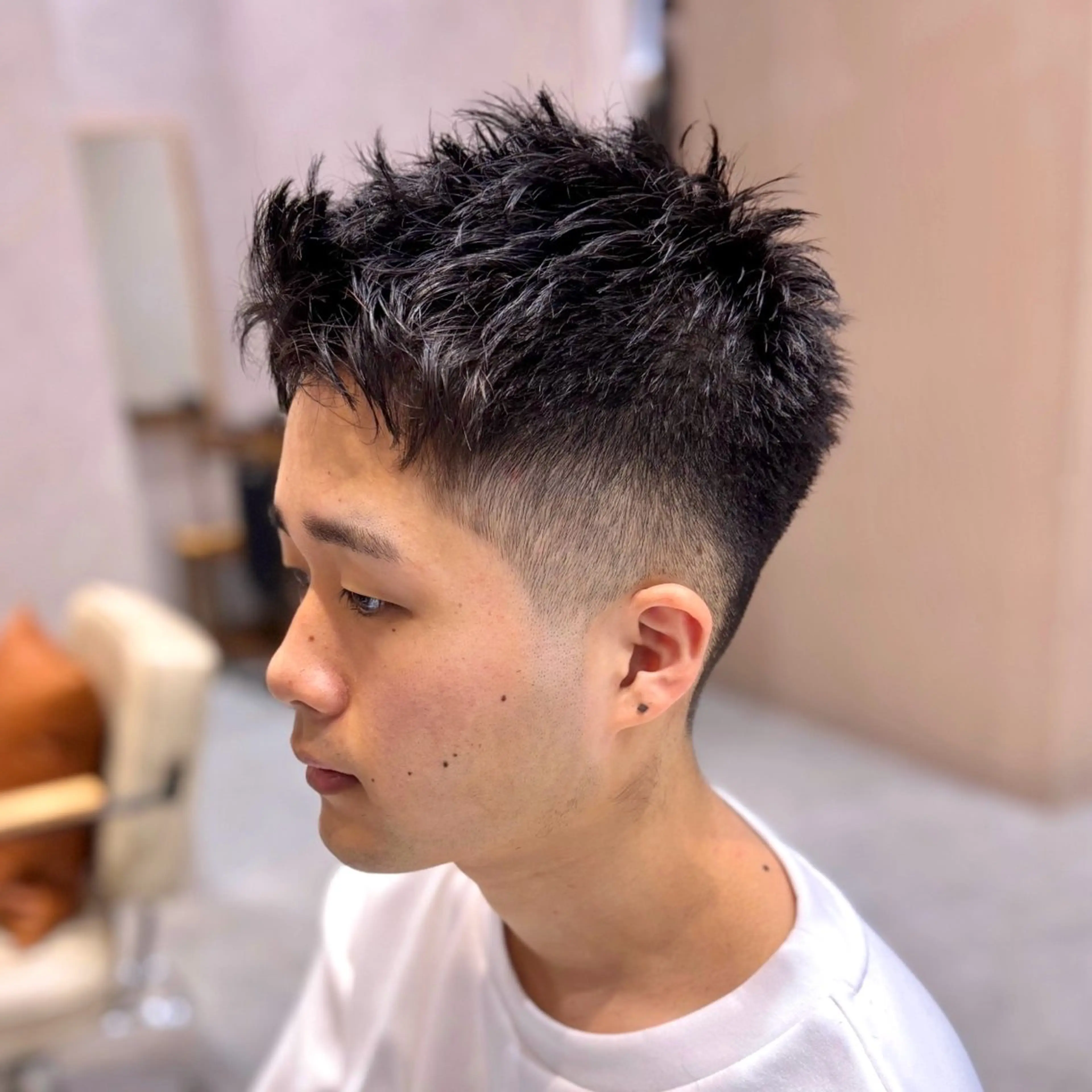 ショート メンズ メンズベリーショート ベリーショート ショートヘア カット ヘッドスパ メンズヘア/透明感 カラー/ayatoのヘアスタイル